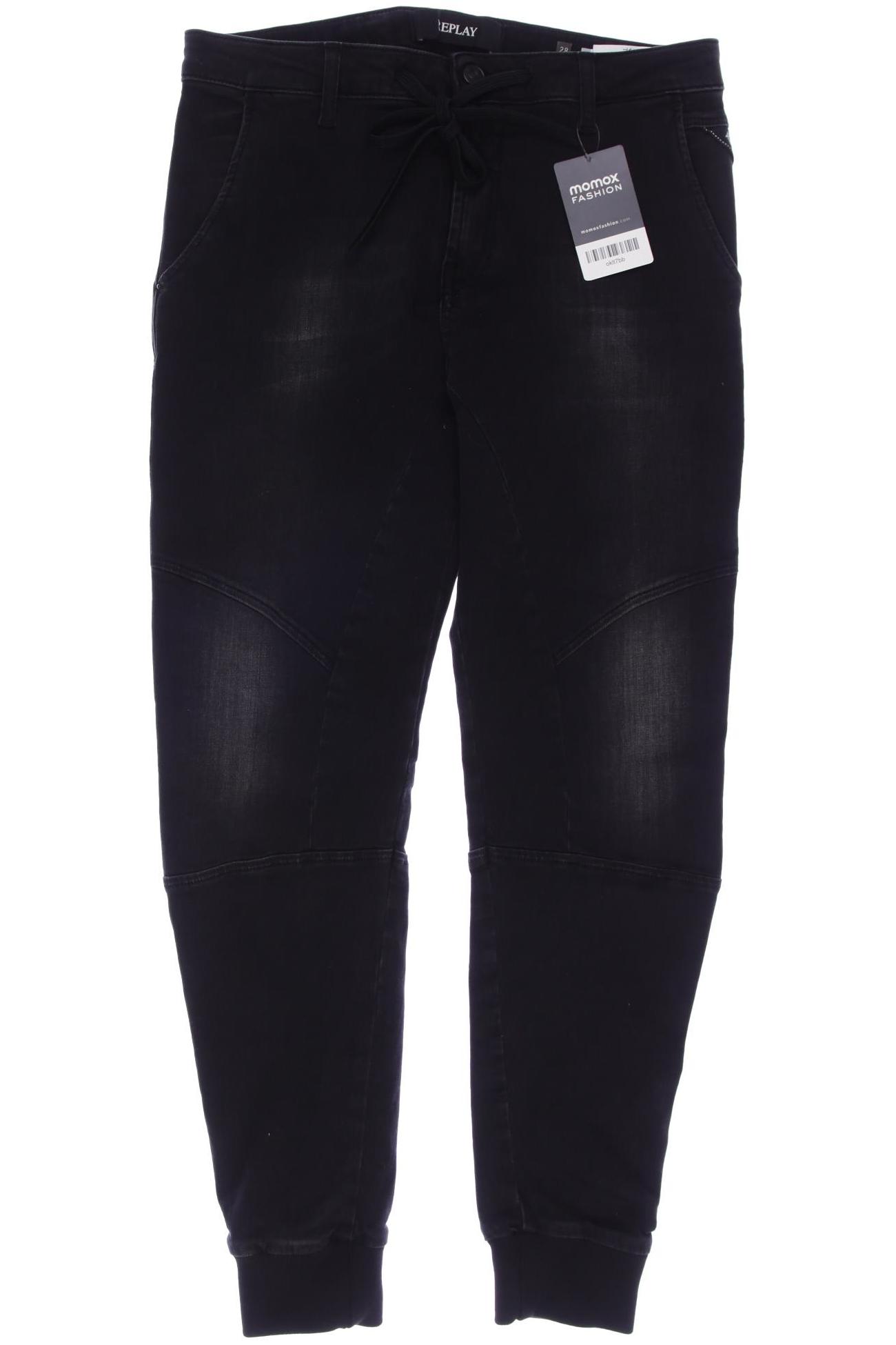 

Replay Damen Jeans, schwarz