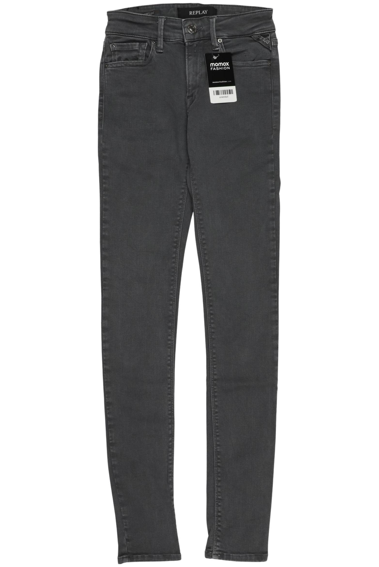 

Replay Damen Jeans, grau, Gr. 25