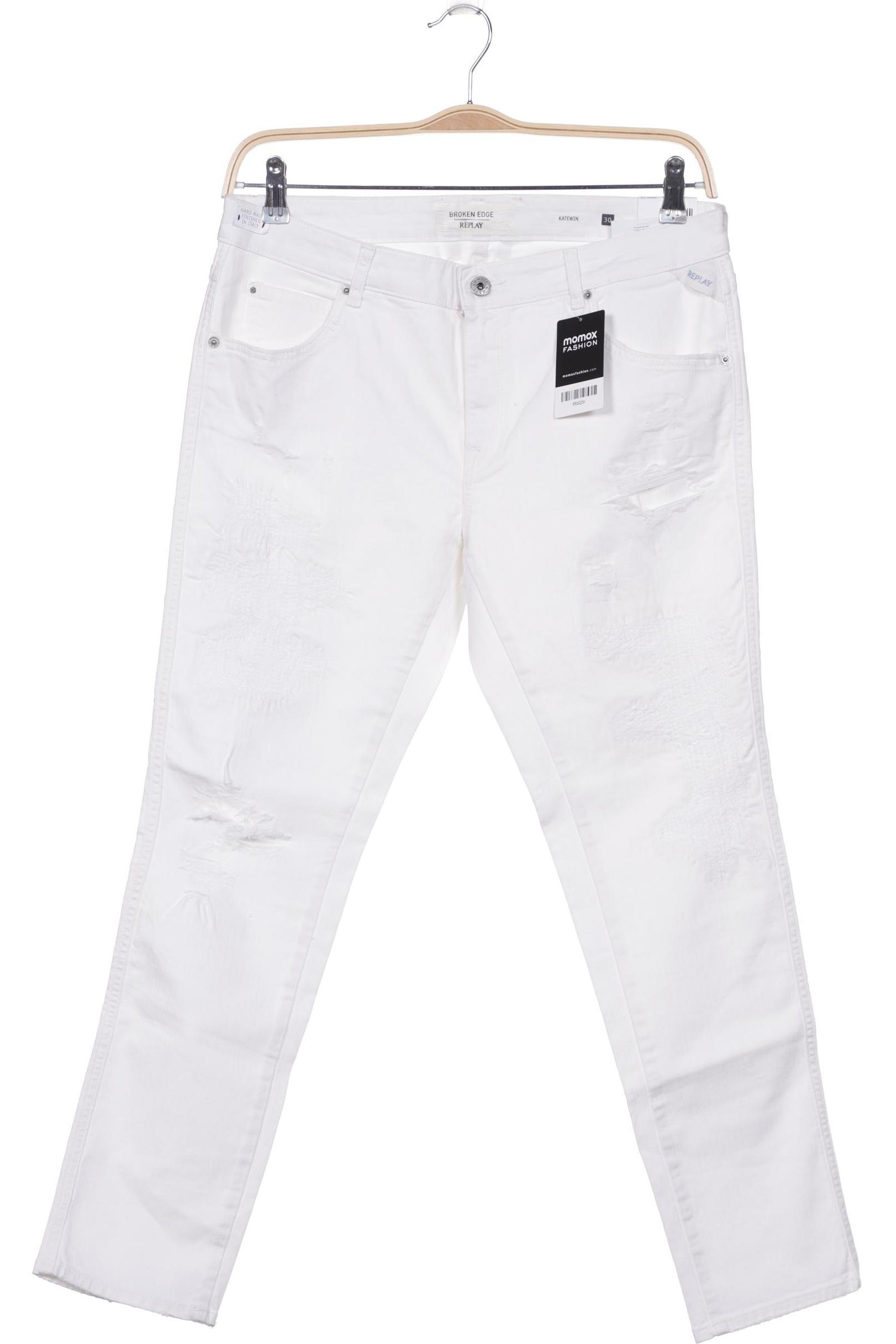 

Replay Damen Jeans, weiß, Gr. 40