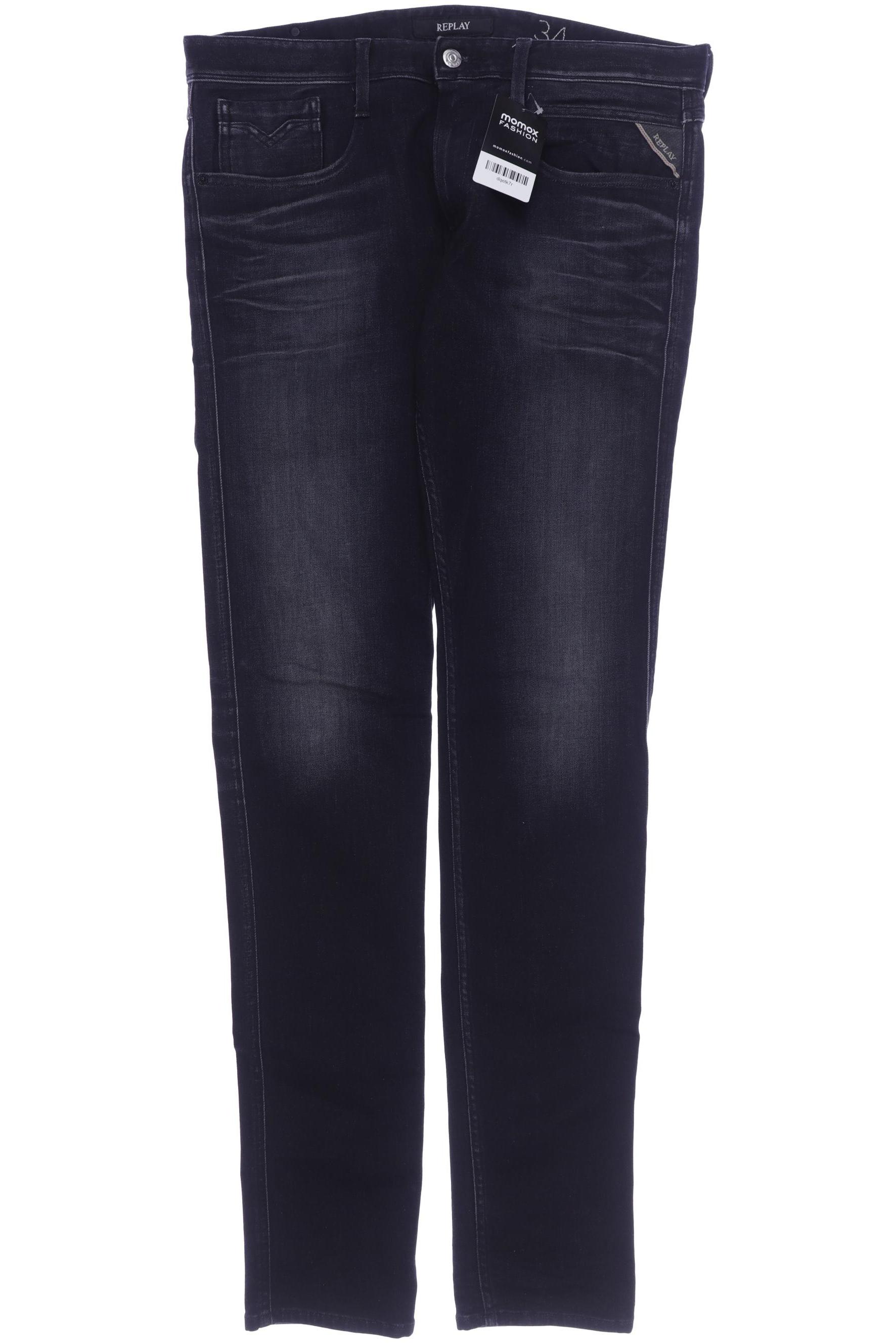 

Replay Damen Jeans, schwarz, Gr. 34