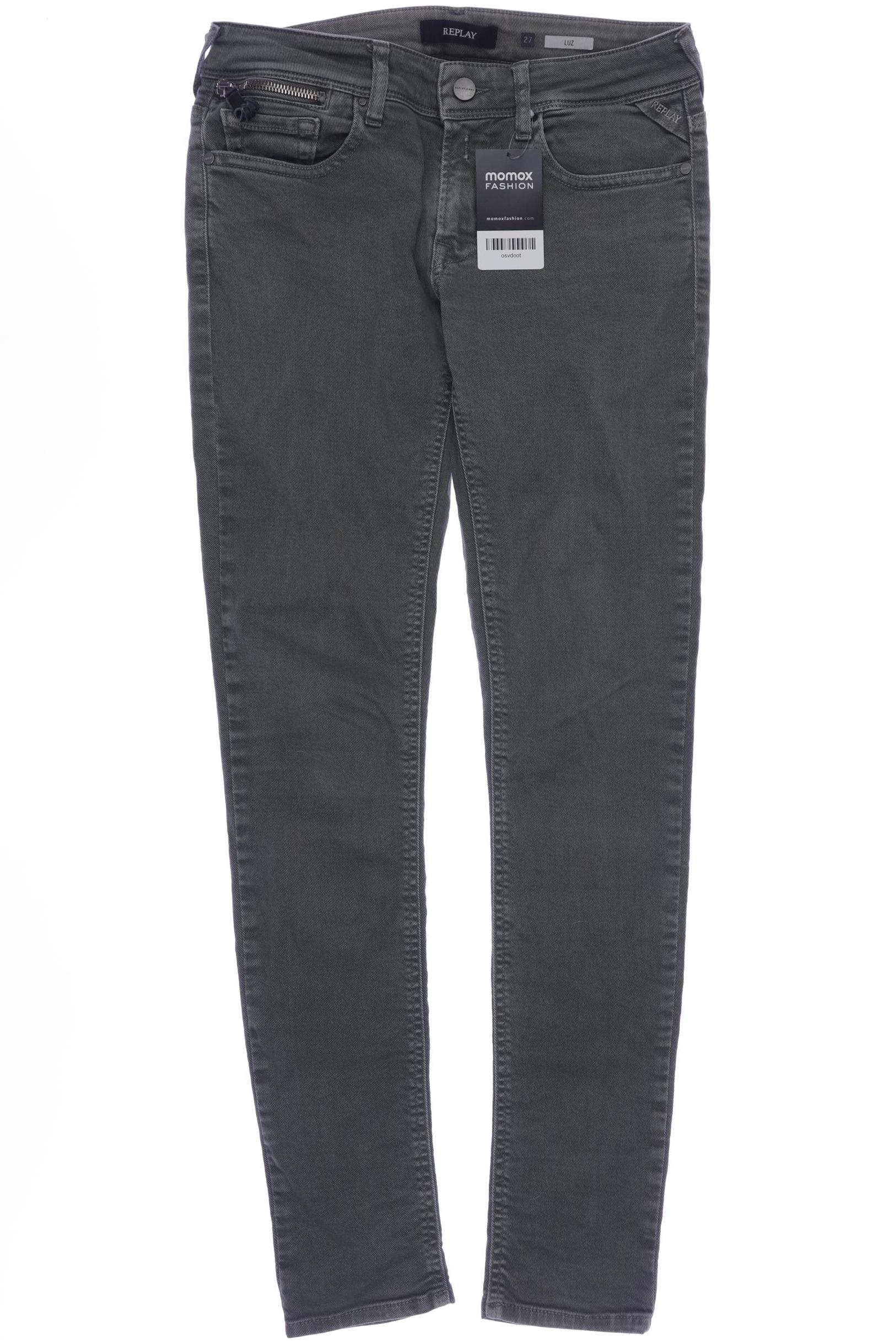 

Replay Damen Jeans, grün, Gr. 27