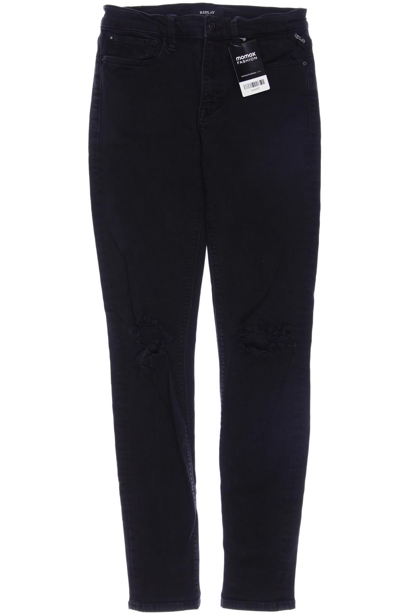 

Replay Damen Jeans, schwarz