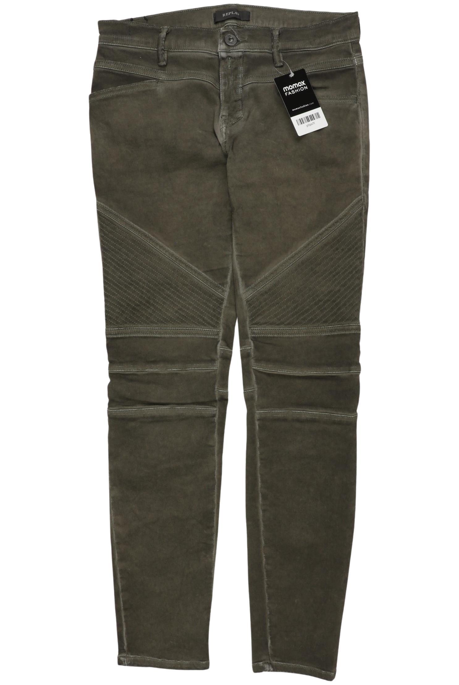 

Replay Damen Jeans, grün, Gr. 28