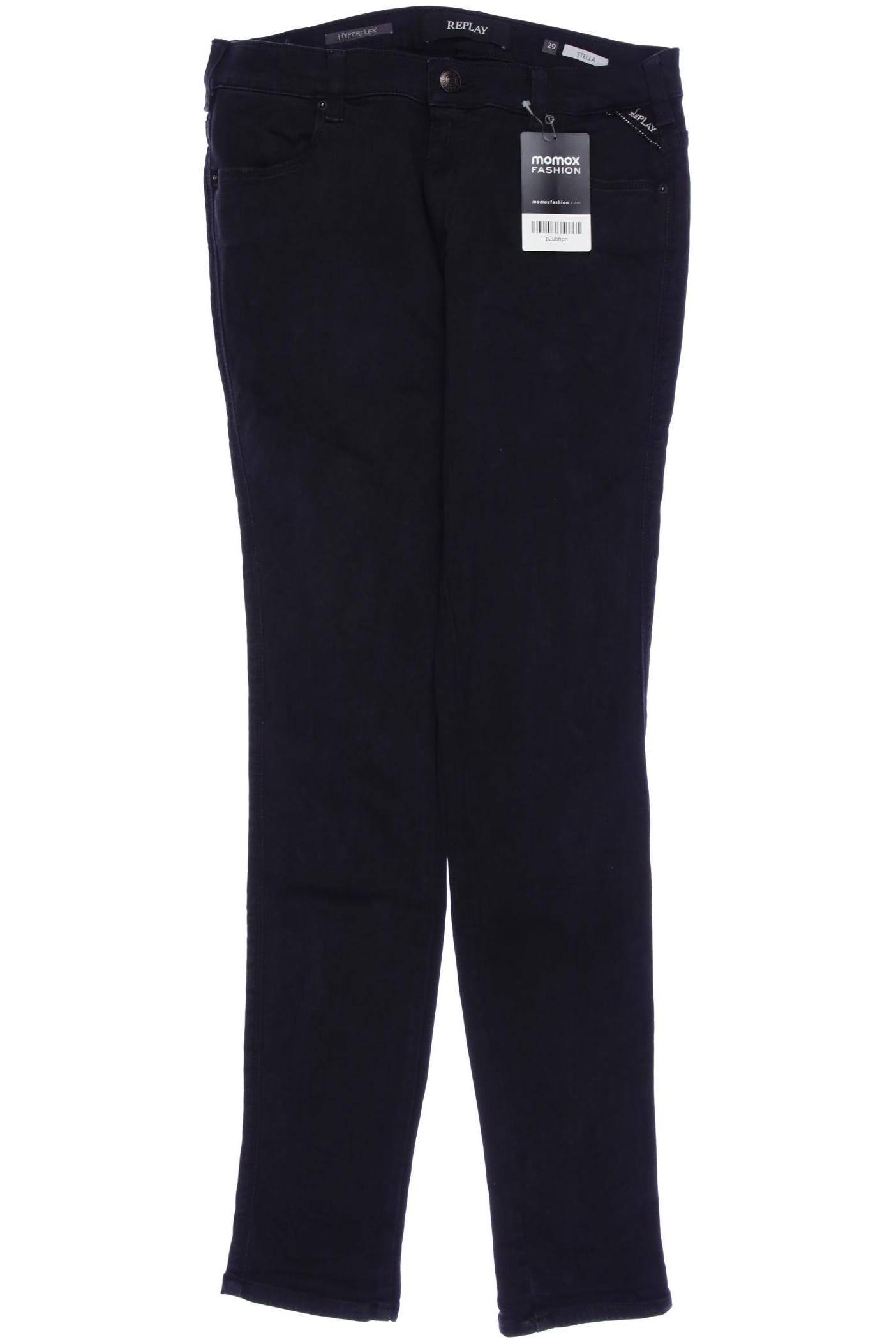 

Replay Damen Jeans, schwarz, Gr. 29