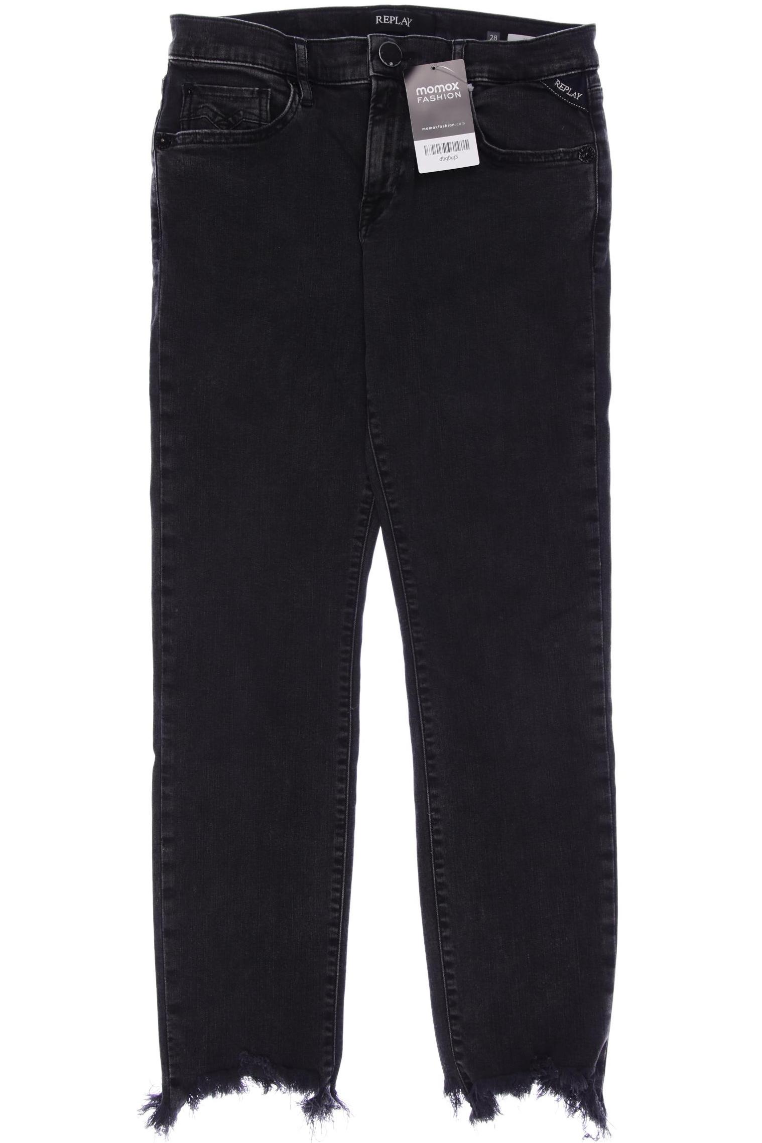 

Replay Damen Jeans, schwarz