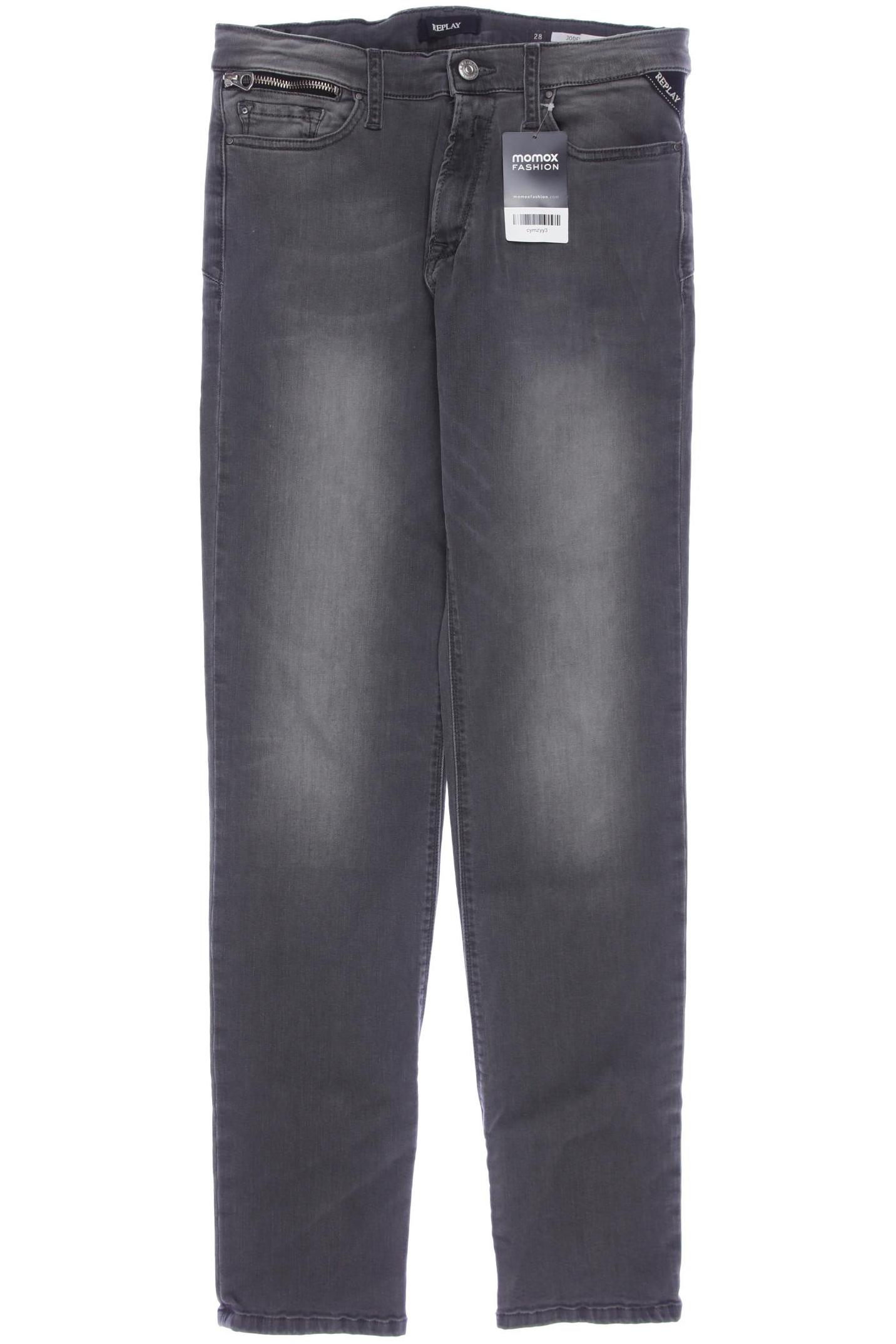 

Replay Damen Jeans, grau, Gr. 28