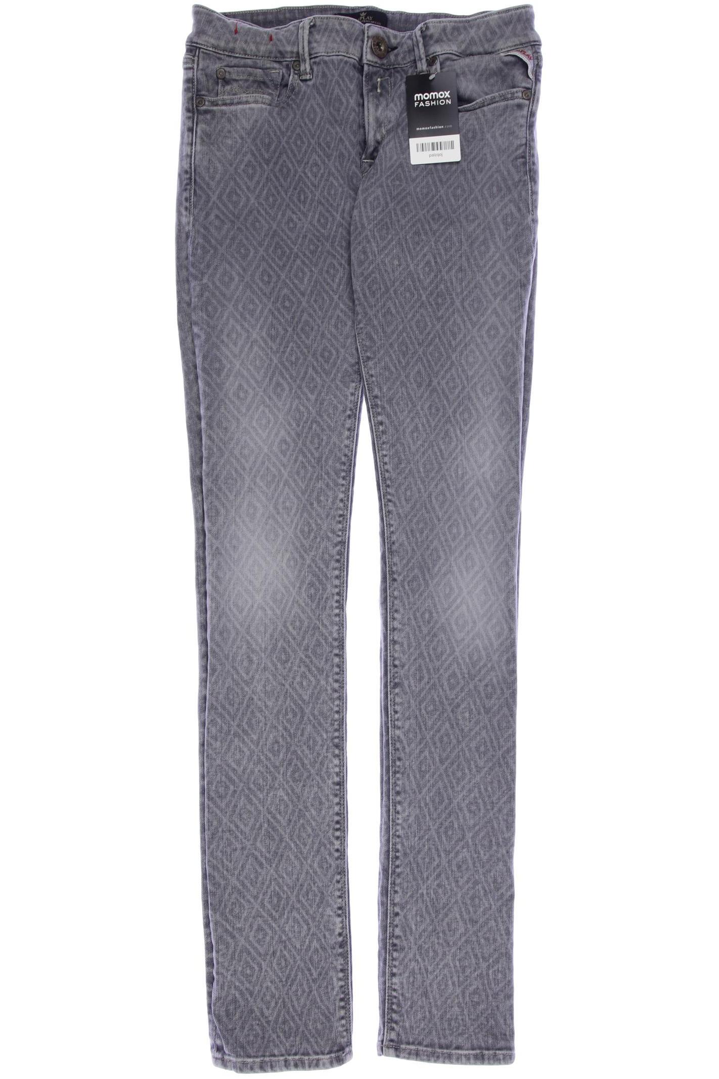 

Replay Damen Jeans, grau, Gr. 29