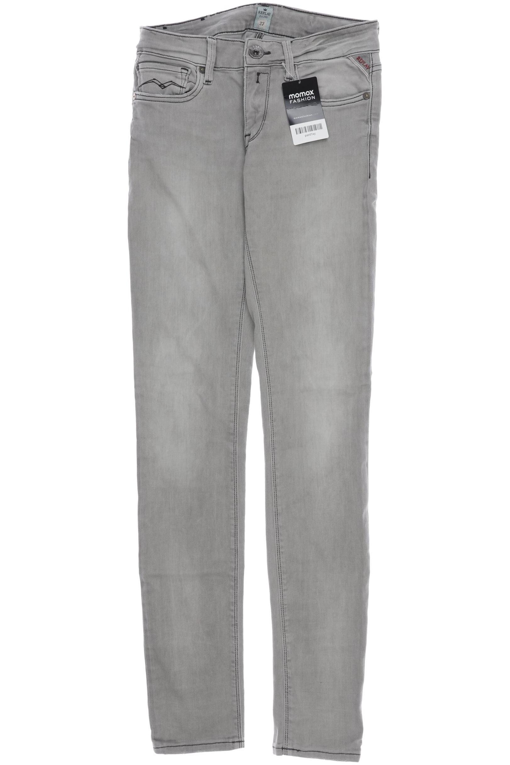 

Replay Damen Jeans, grau, Gr. 27