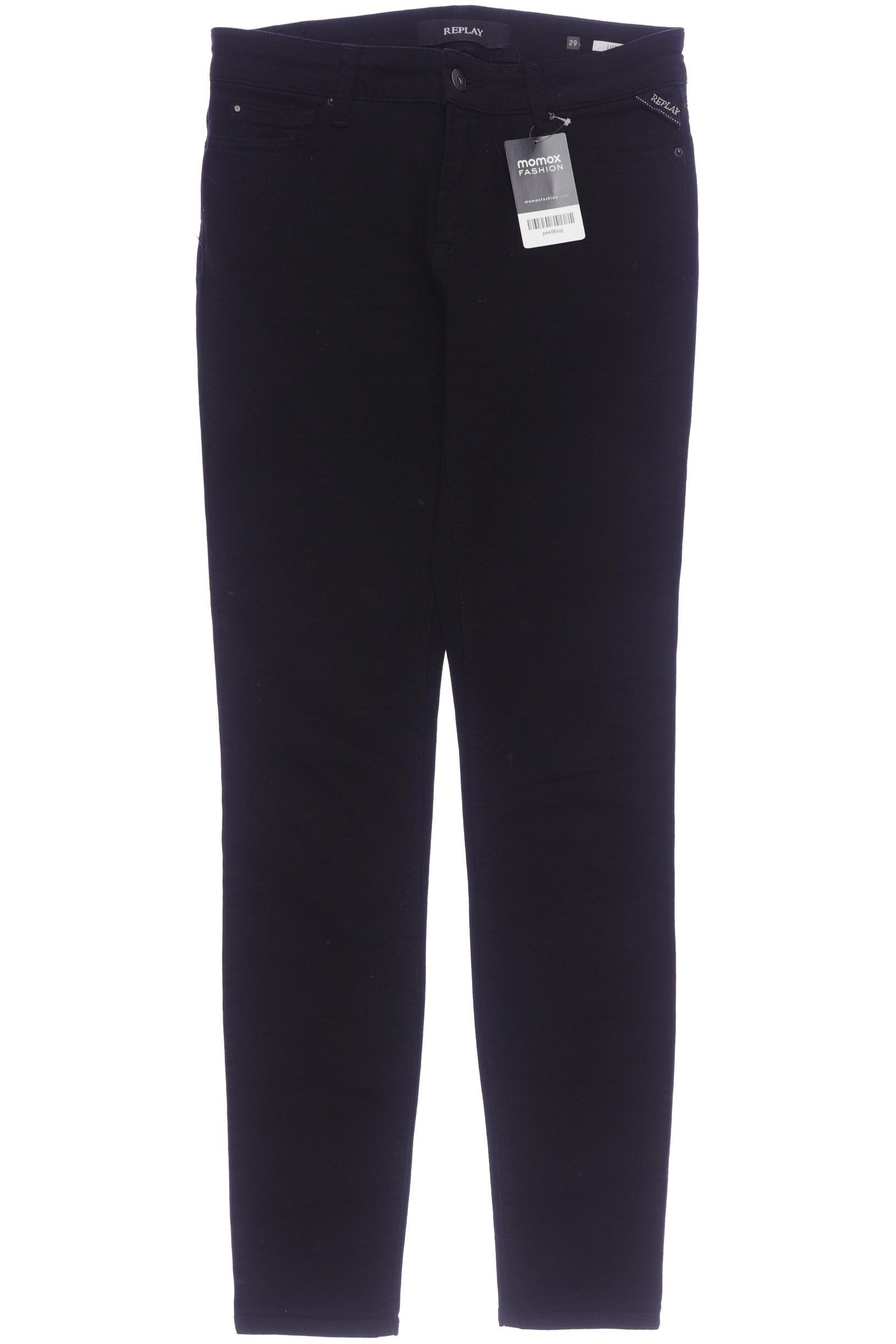 

Replay Damen Jeans, schwarz, Gr. 29