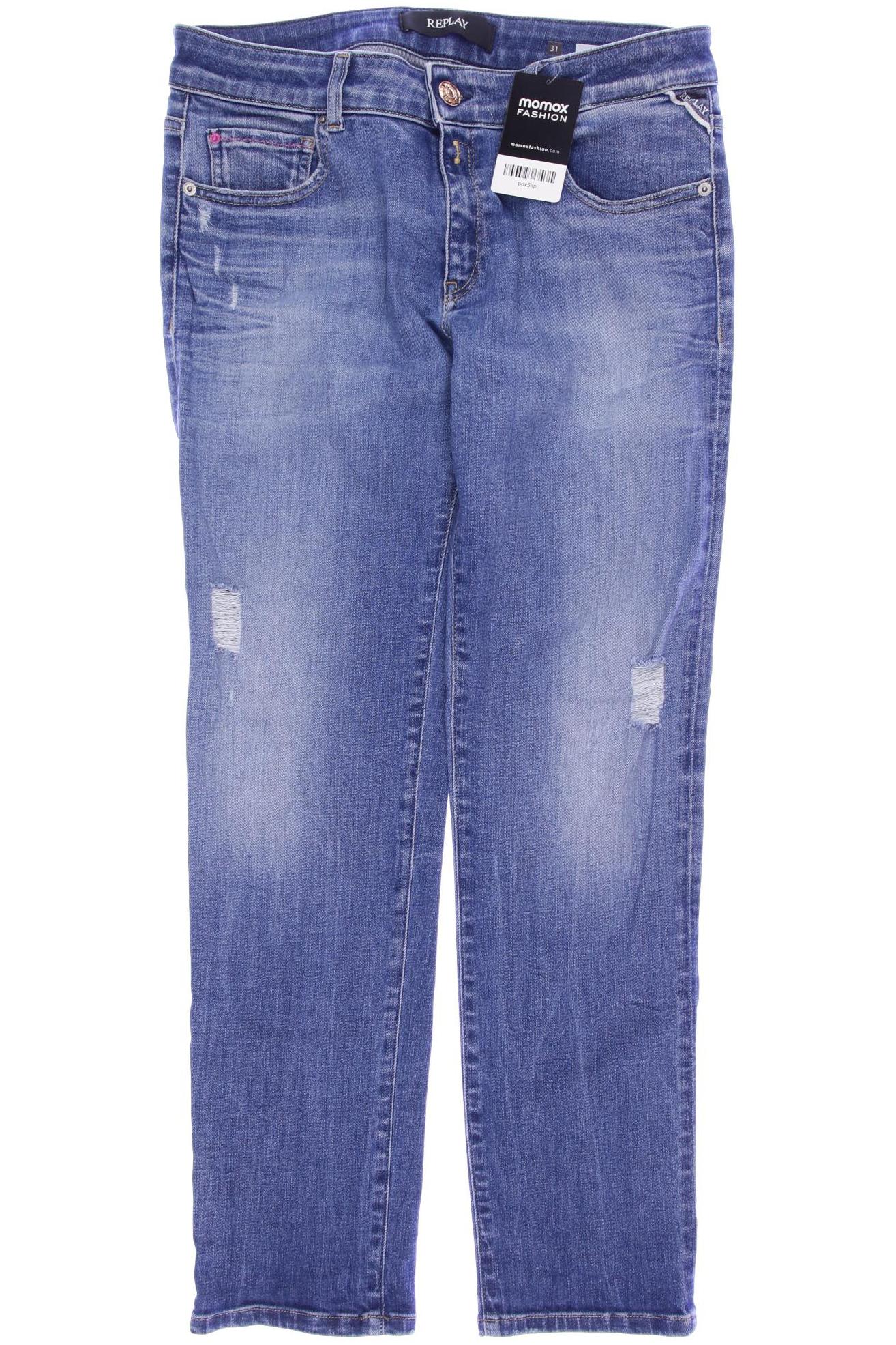 

Replay Damen Jeans, blau