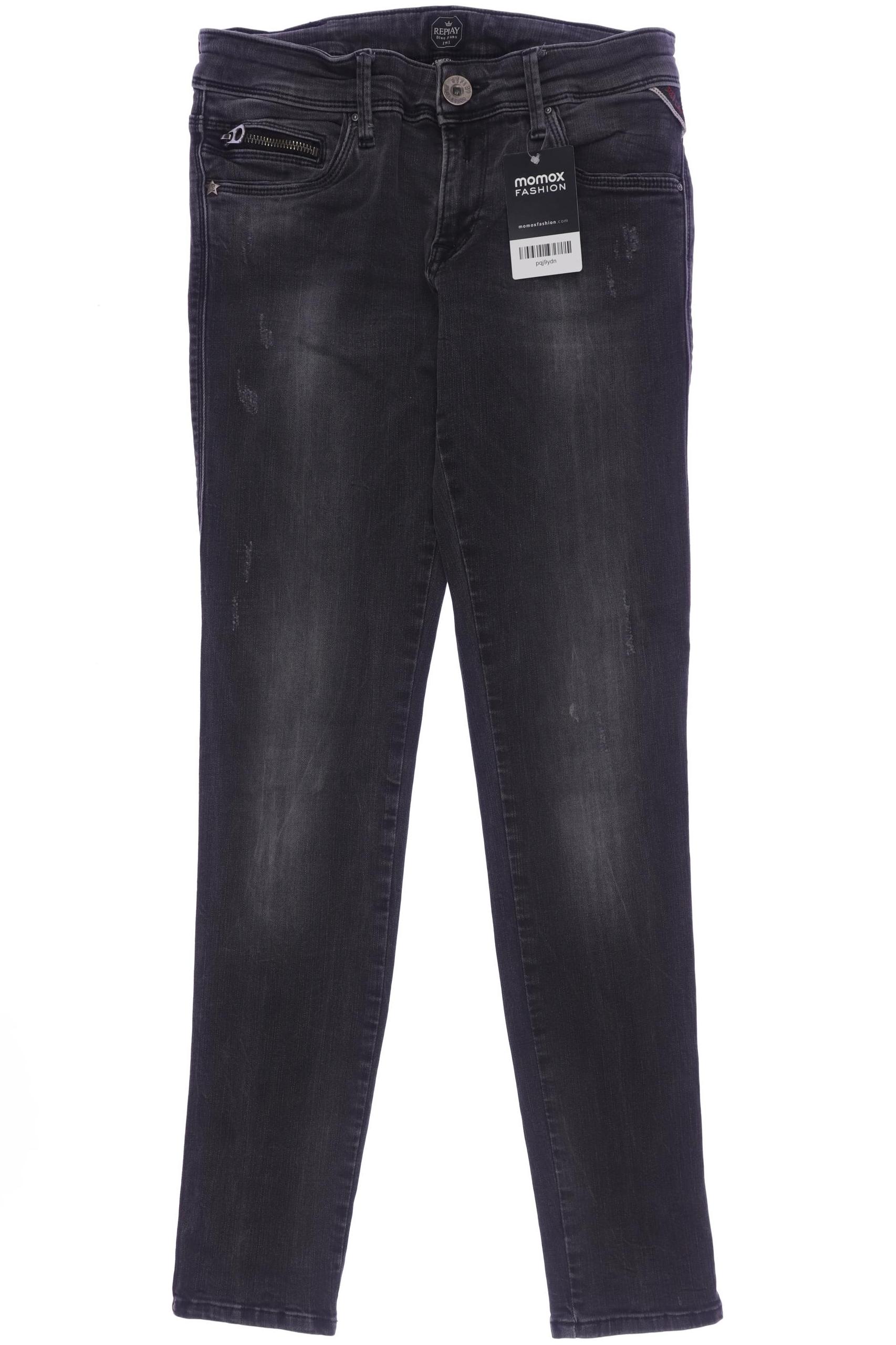 

Replay Damen Jeans, schwarz, Gr. 27