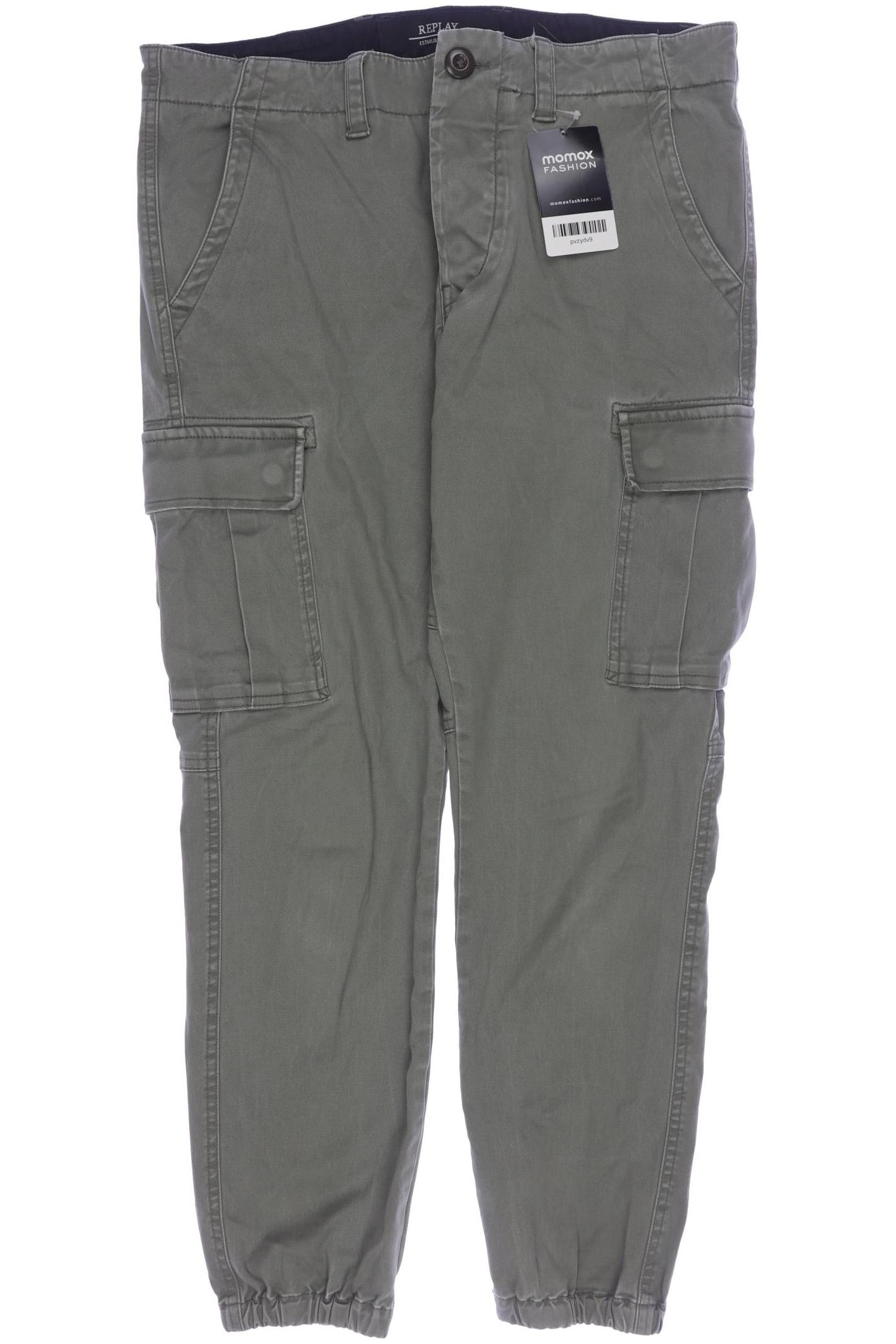 

Replay Damen Jeans, grün, Gr. 27