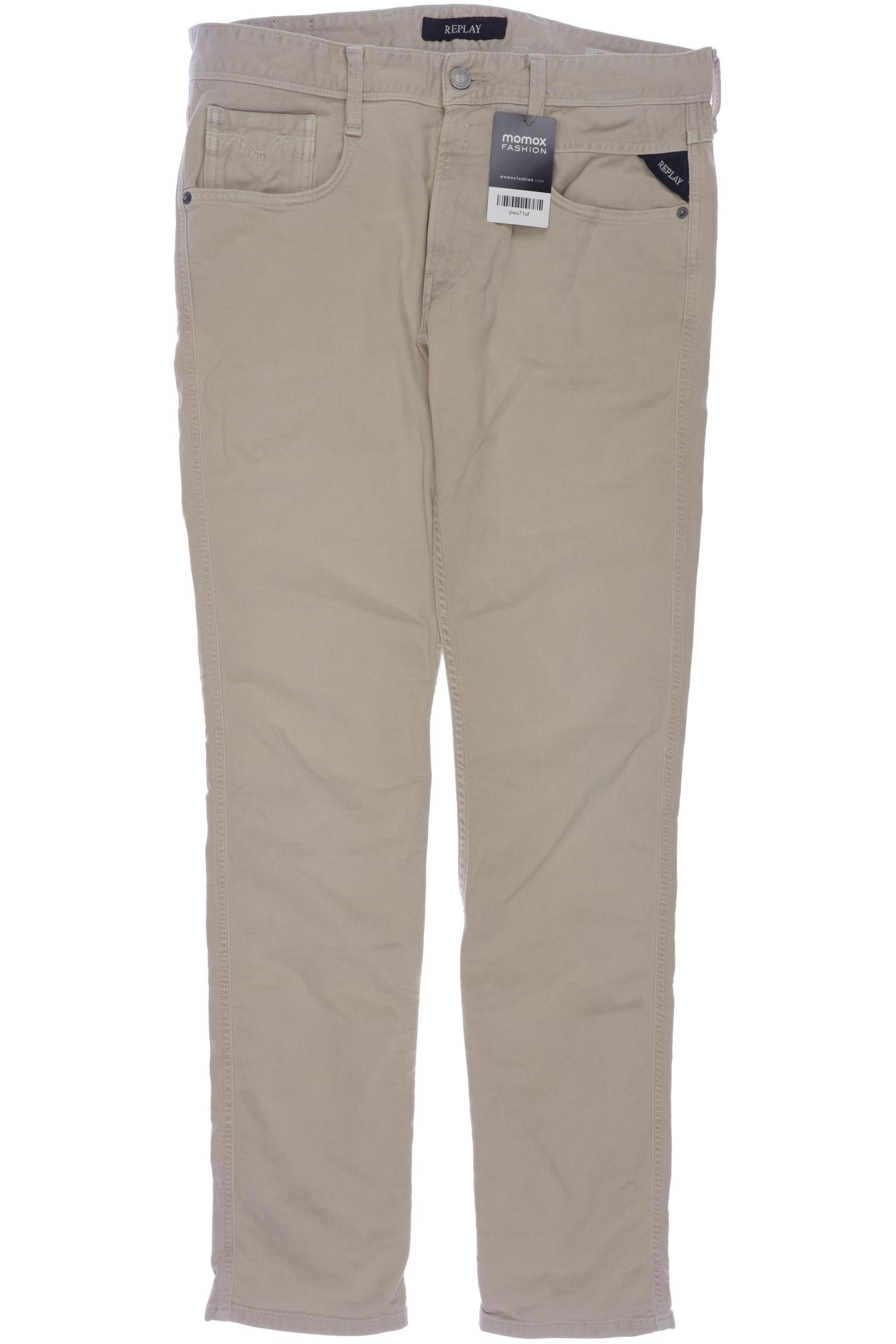 

Replay Damen Jeans, beige, Gr. 32