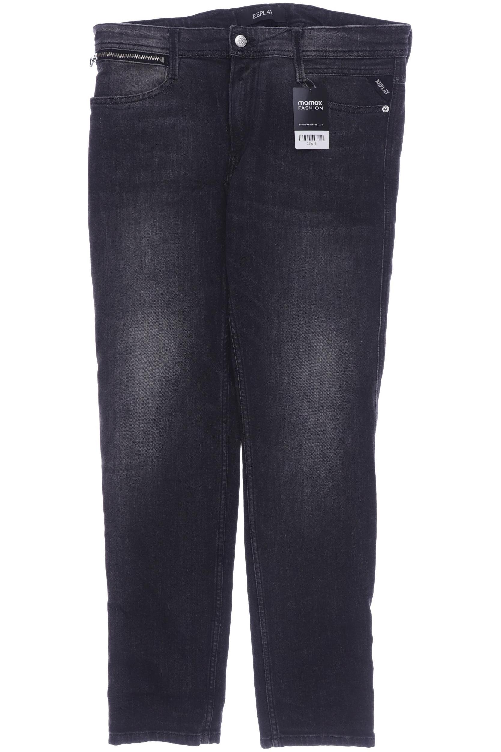

Replay Damen Jeans, schwarz