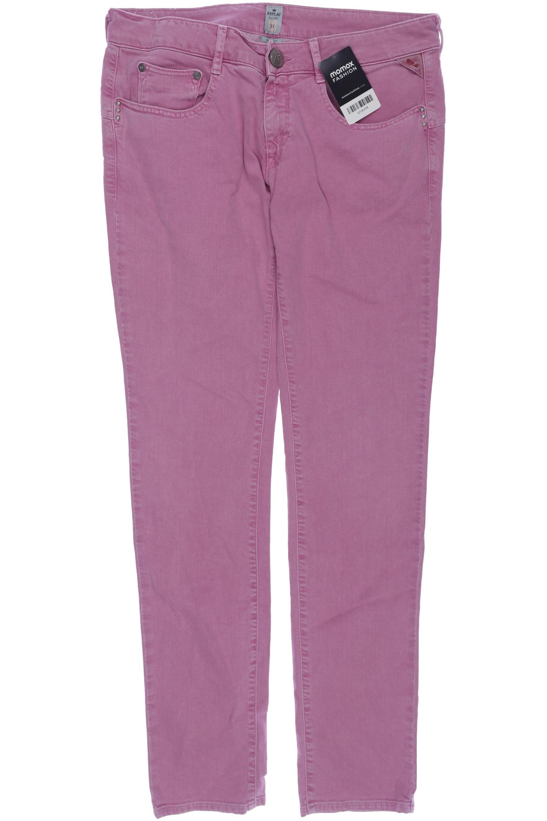 

Replay Damen Jeans, pink, Gr. 31