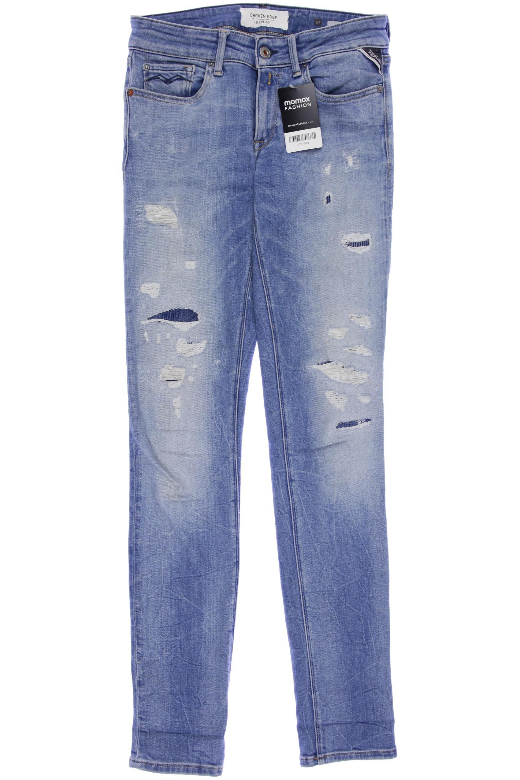 

Replay Damen Jeans, blau, Gr. 27