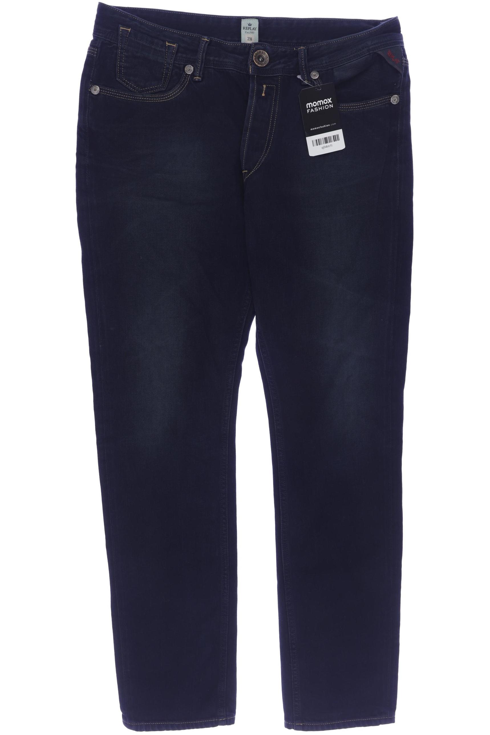 

Replay Damen Jeans, marineblau, Gr. 28