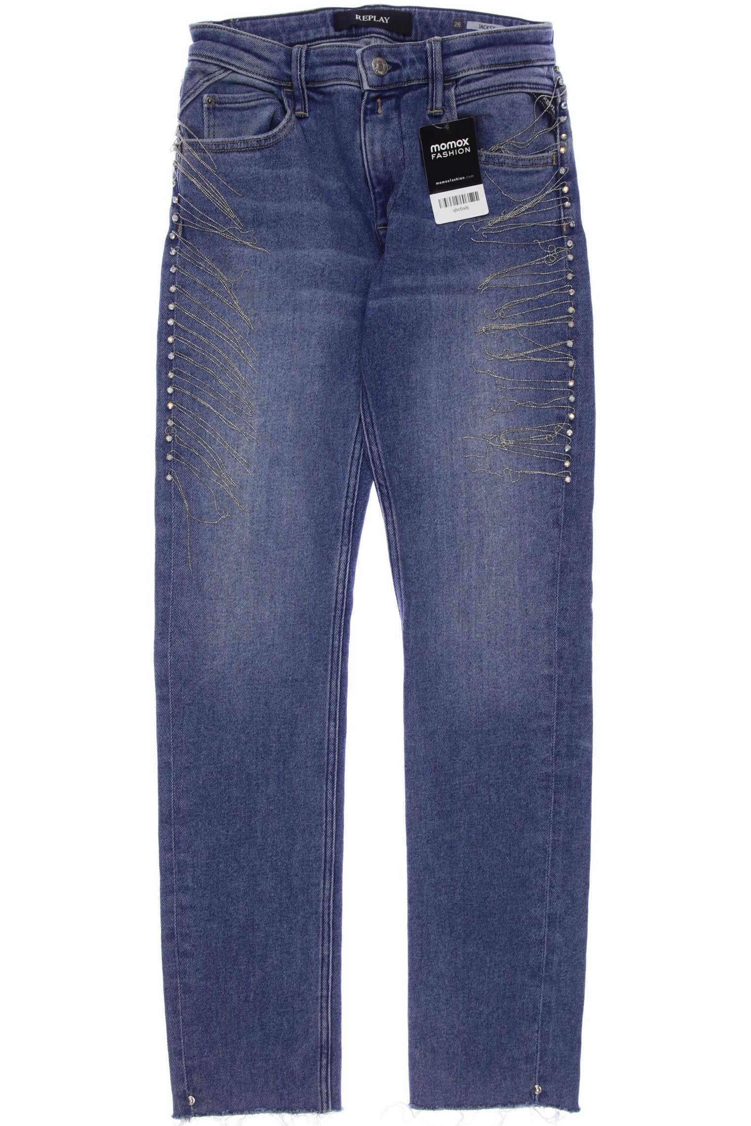 

Replay Damen Jeans, blau, Gr. 26
