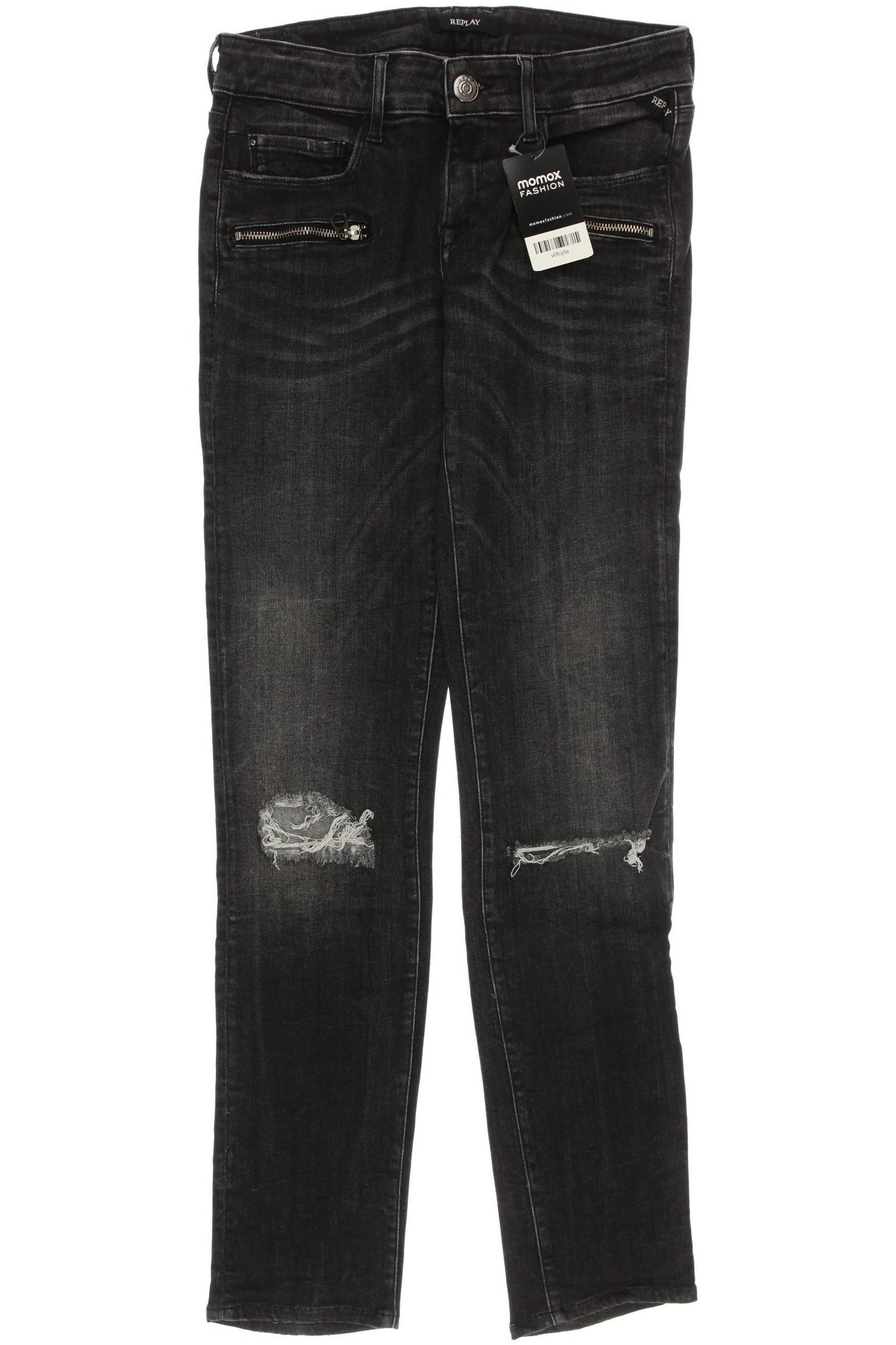 

Replay Damen Jeans, grau, Gr. 28