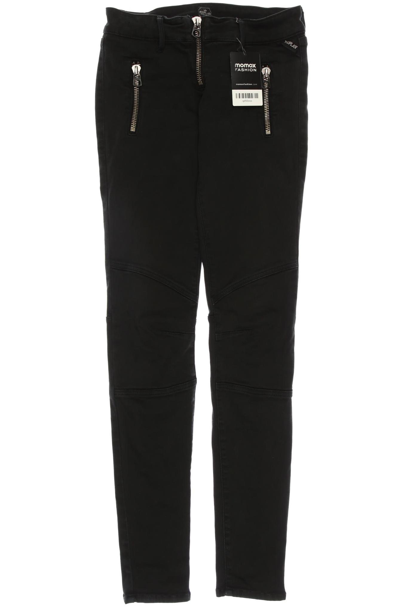 

Replay Damen Jeans, schwarz