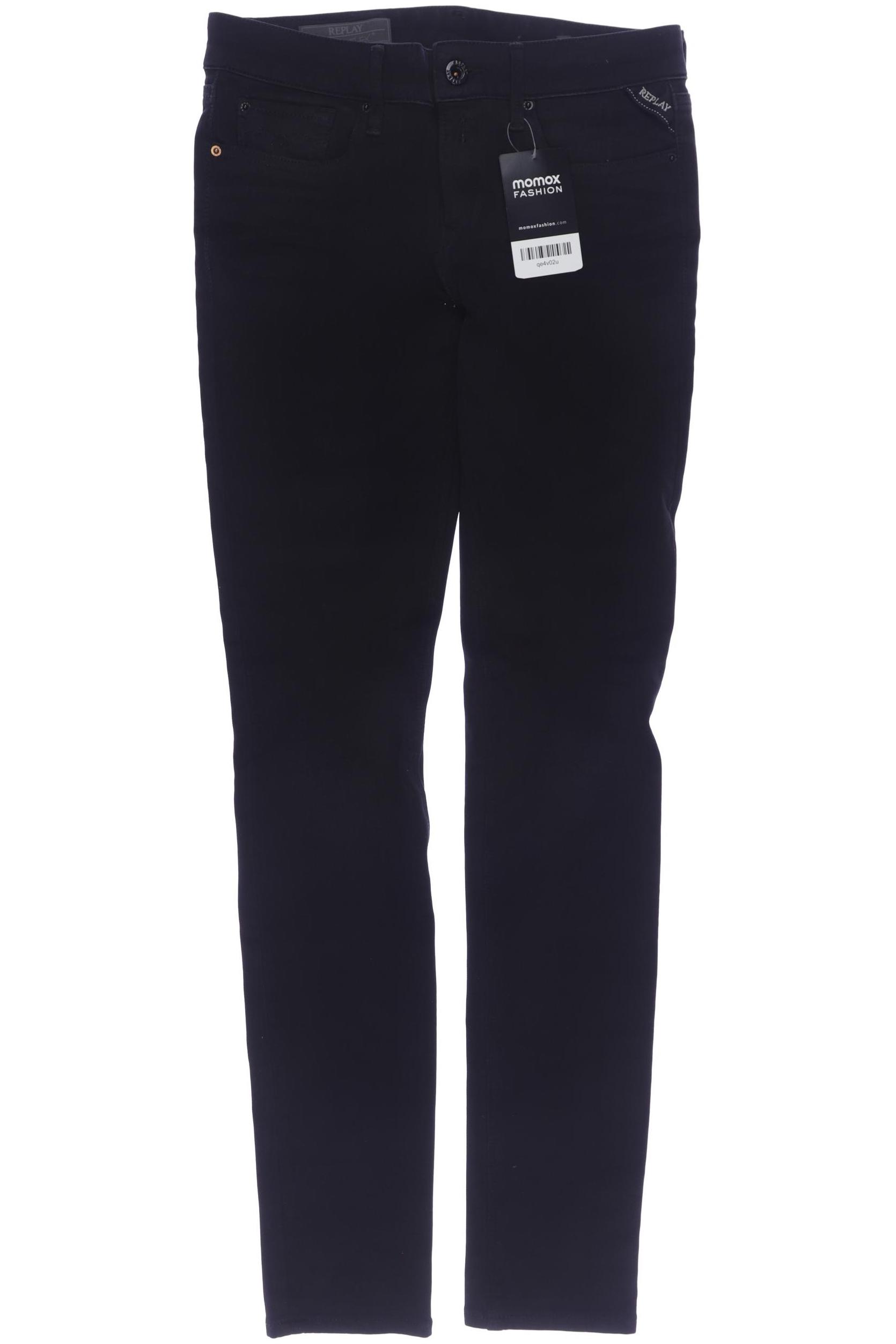 

Replay Damen Jeans, schwarz, Gr. 27