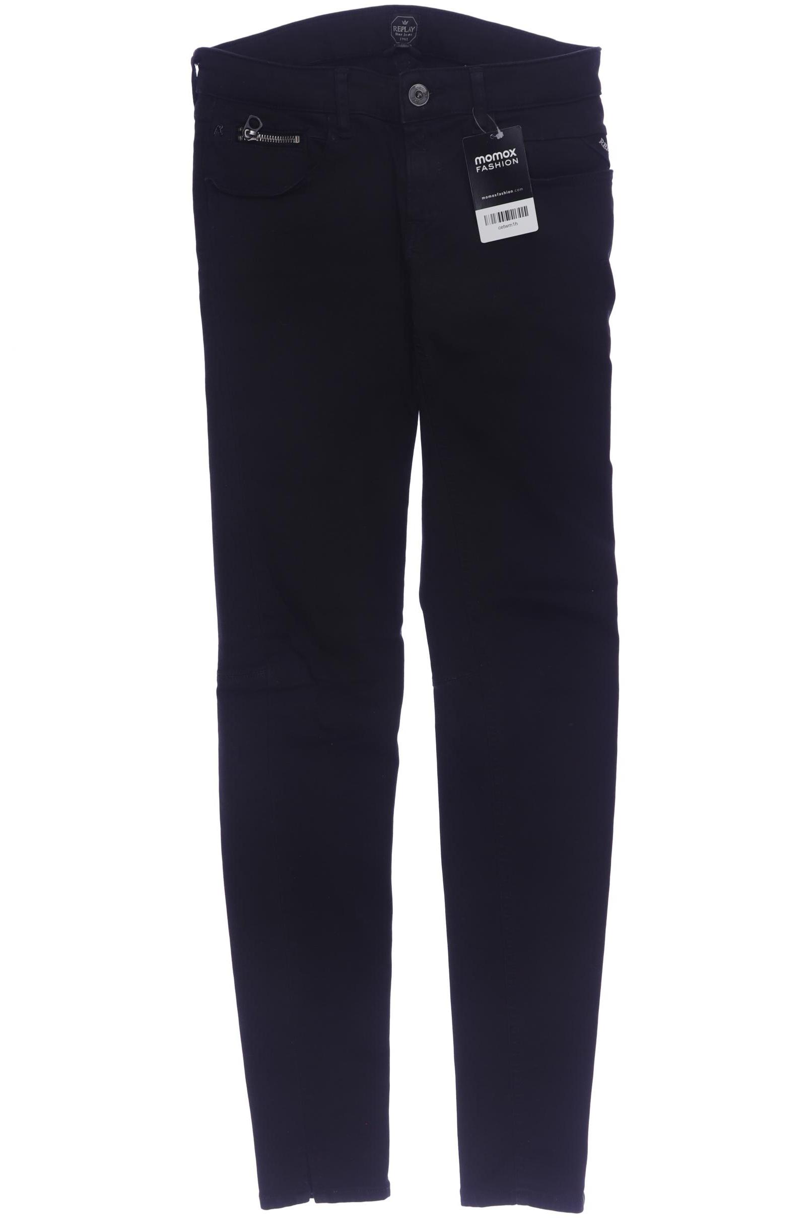 

Replay Damen Jeans, schwarz, Gr. 26