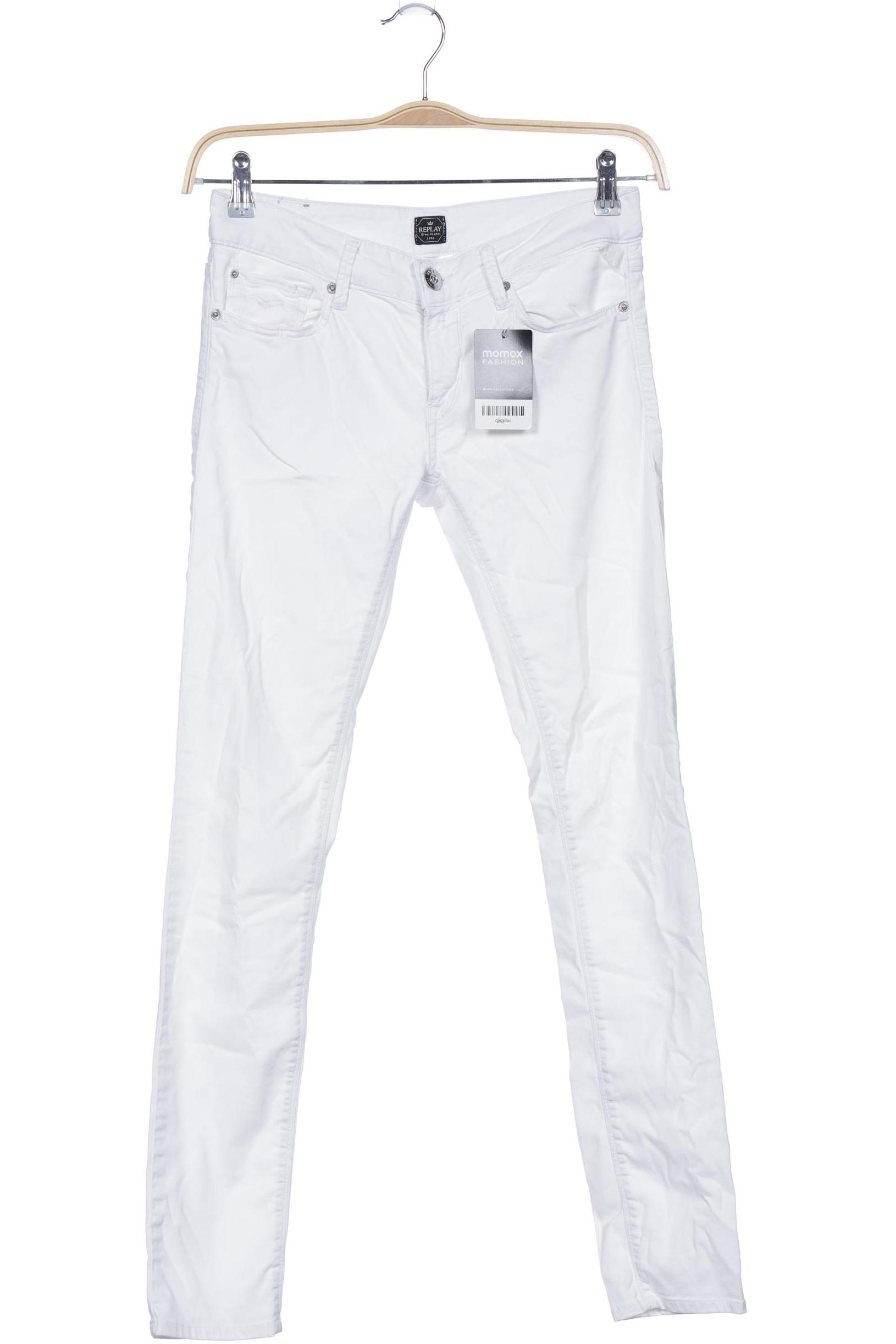 

Replay Damen Jeans, weiß, Gr. 28