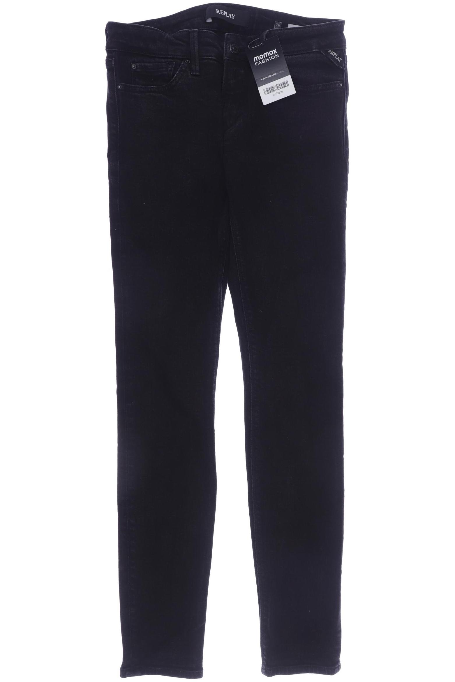 

Replay Damen Jeans, schwarz, Gr. 26