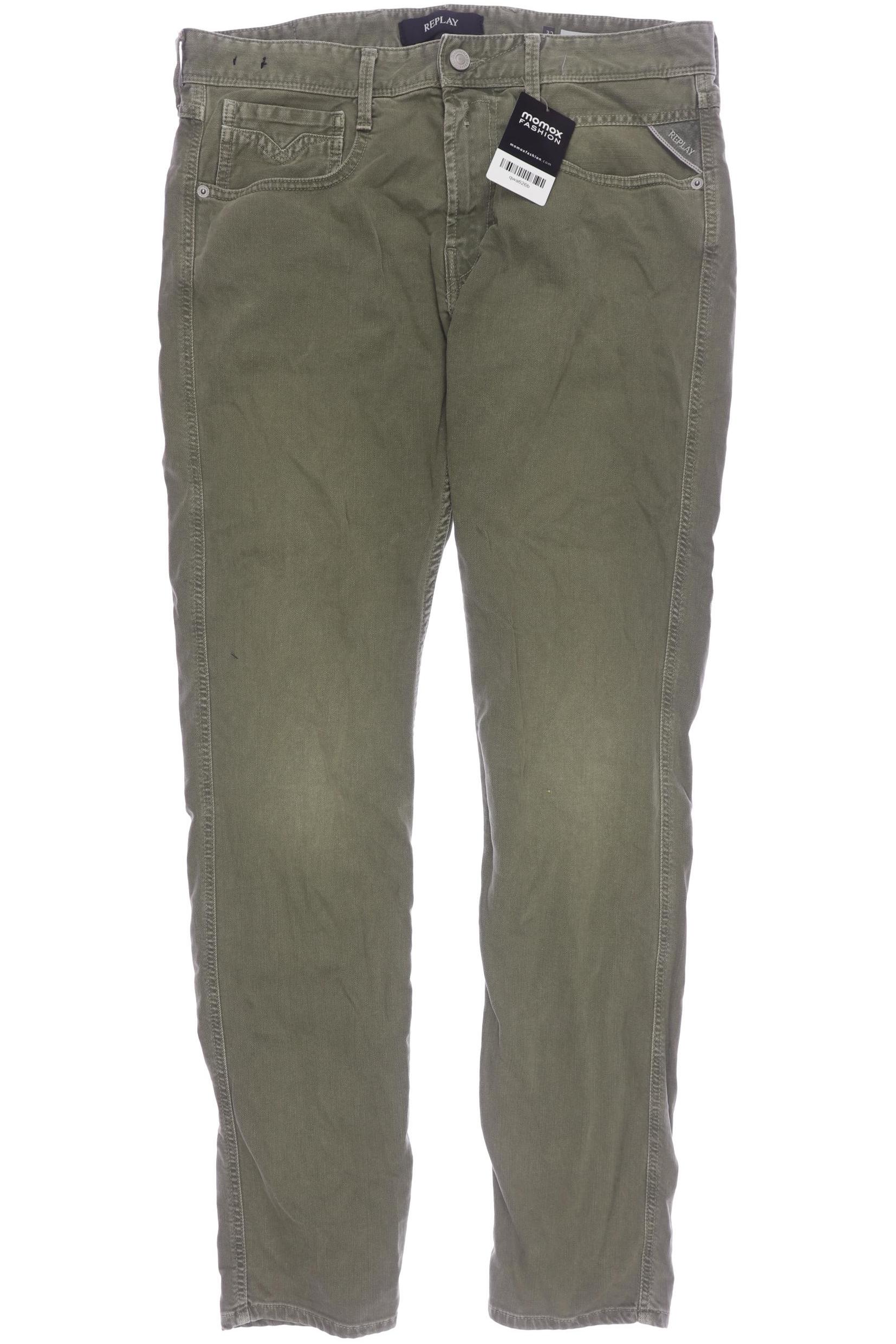 

Replay Damen Jeans, grün, Gr. 32
