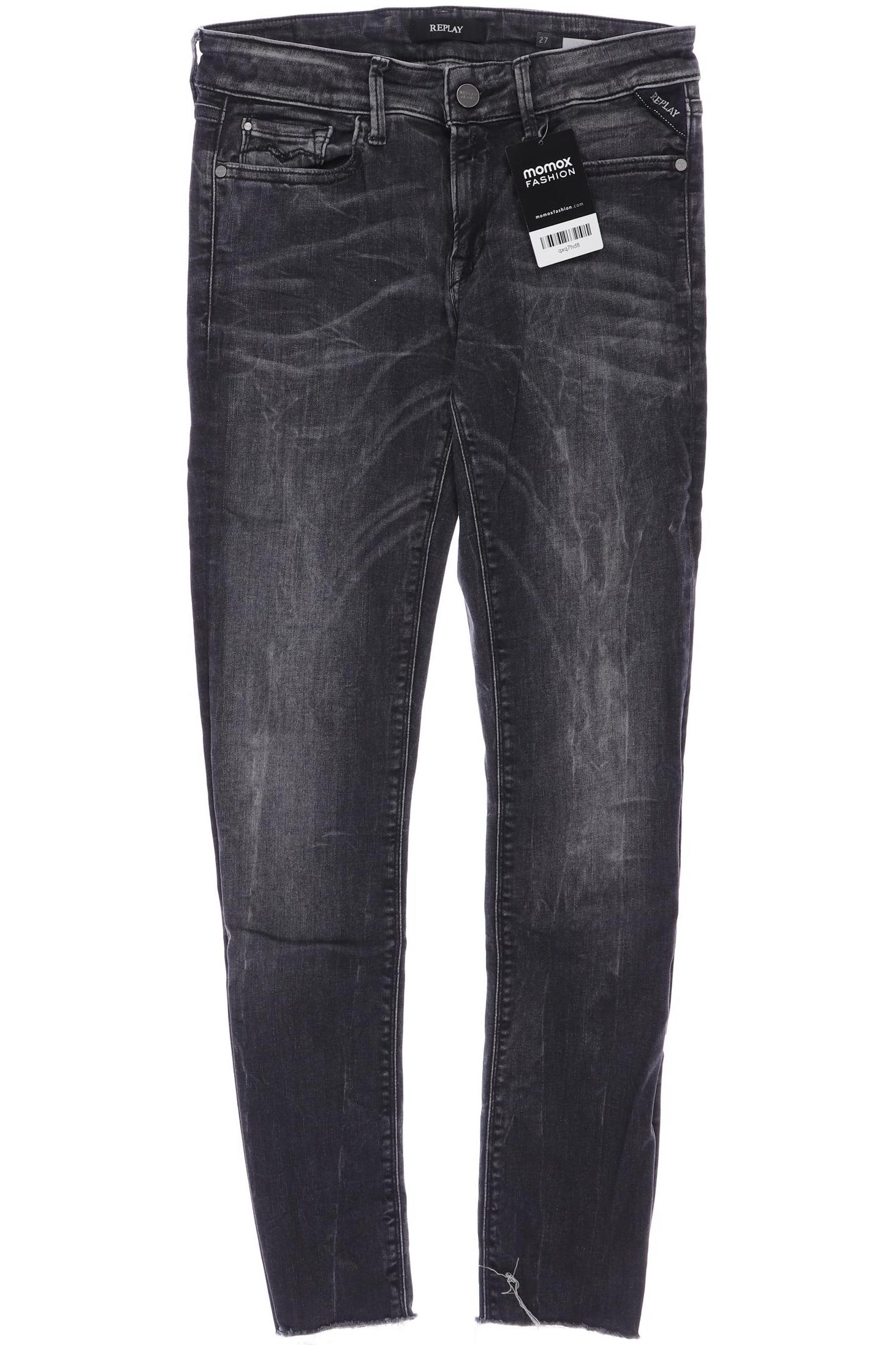 

Replay Damen Jeans, schwarz
