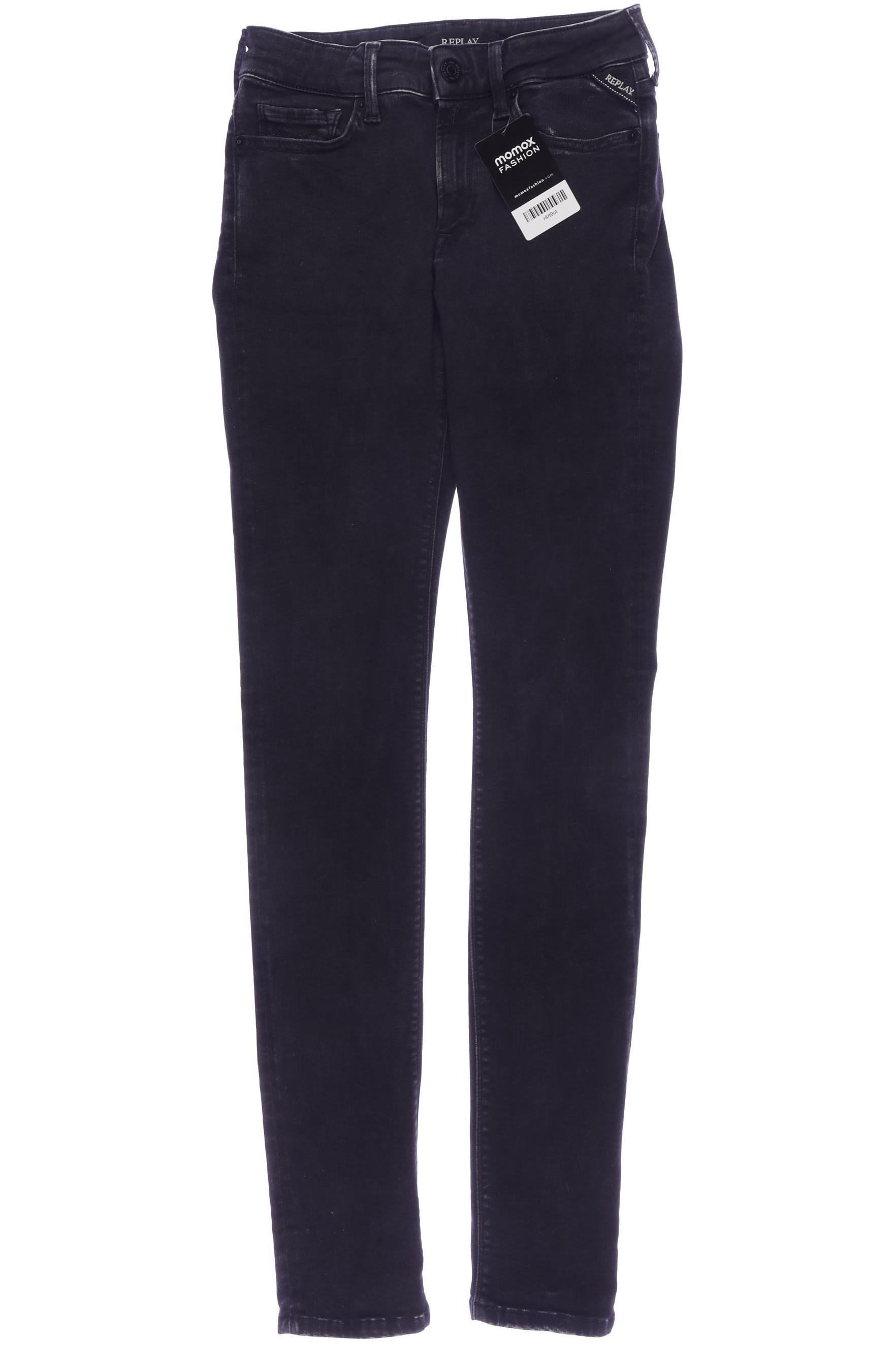 

Replay Damen Jeans, schwarz, Gr. 27