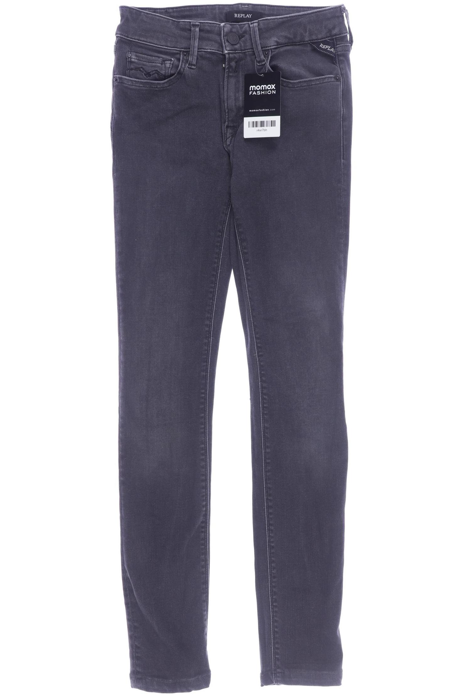 

Replay Damen Jeans, grau, Gr. 25