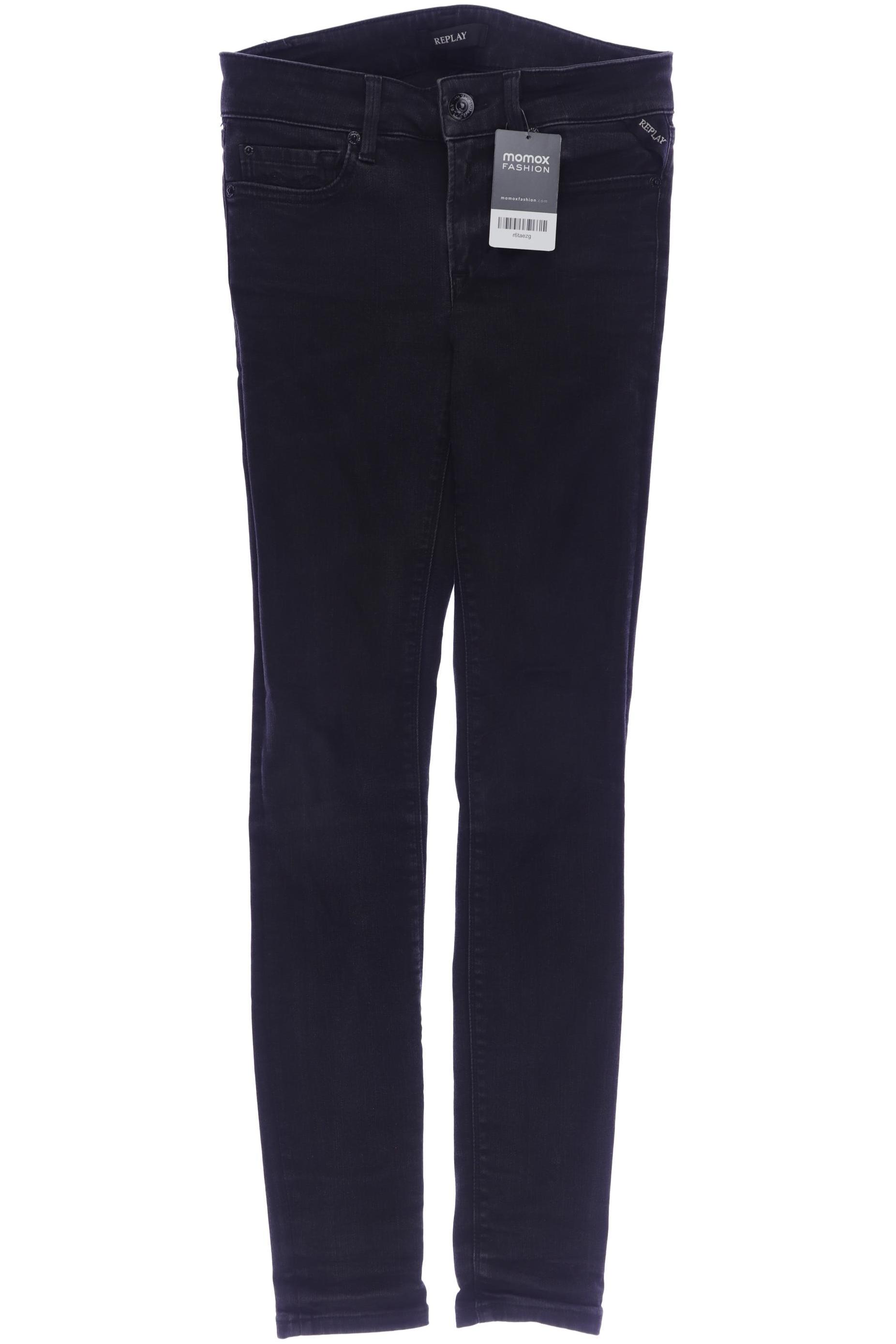 

Replay Damen Jeans, schwarz, Gr. 27