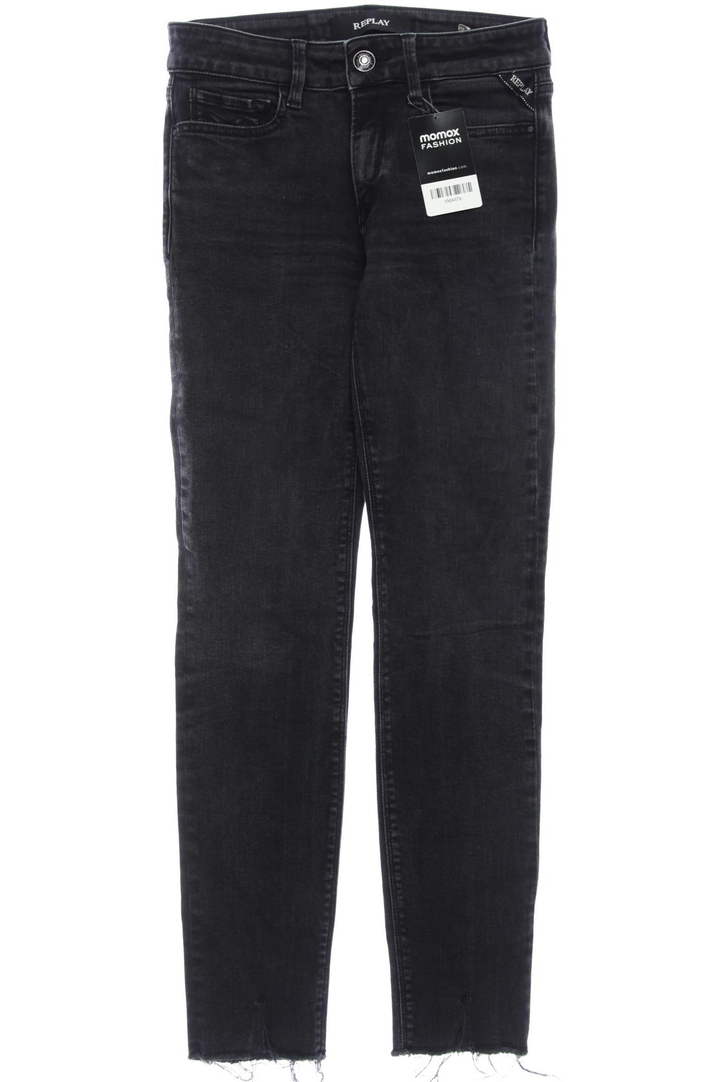 Thumbnail - Replay Damen Jeans, schwarz, Gr. 27