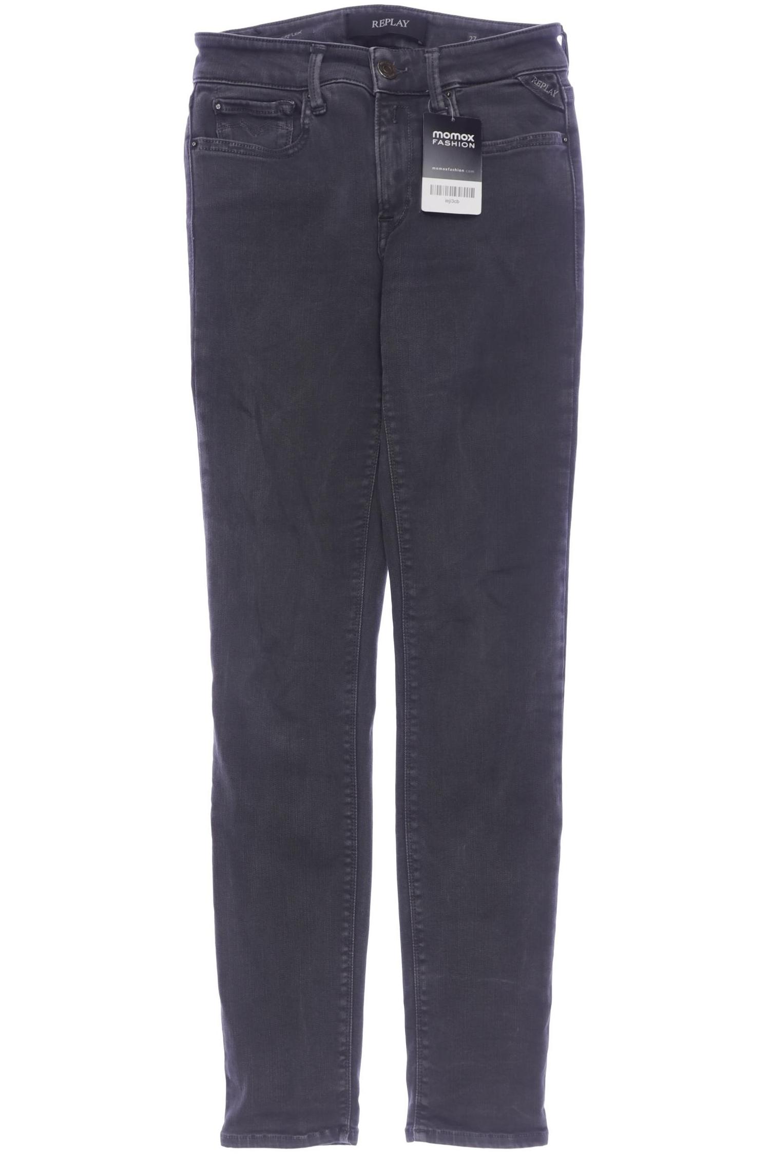 

Replay Damen Jeans, grau, Gr. 27