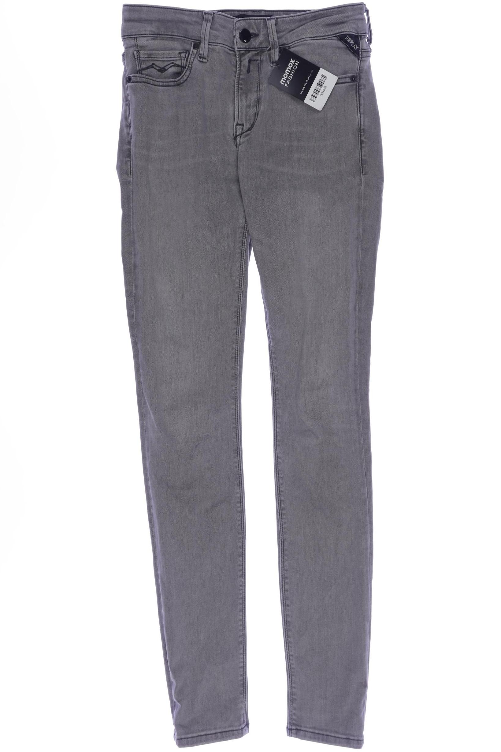 

Replay Damen Jeans, grau, Gr. 27