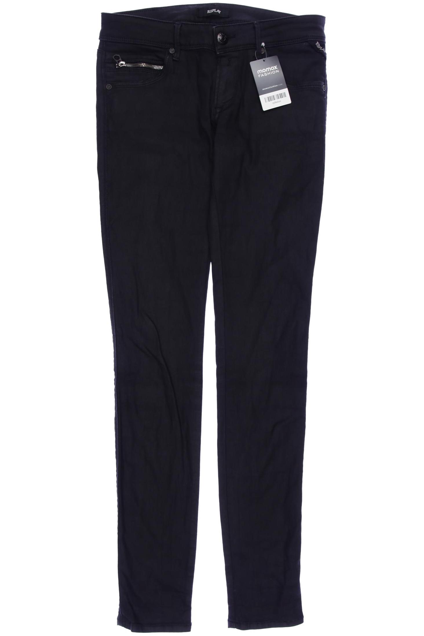 

Replay Damen Jeans, schwarz, Gr. 38