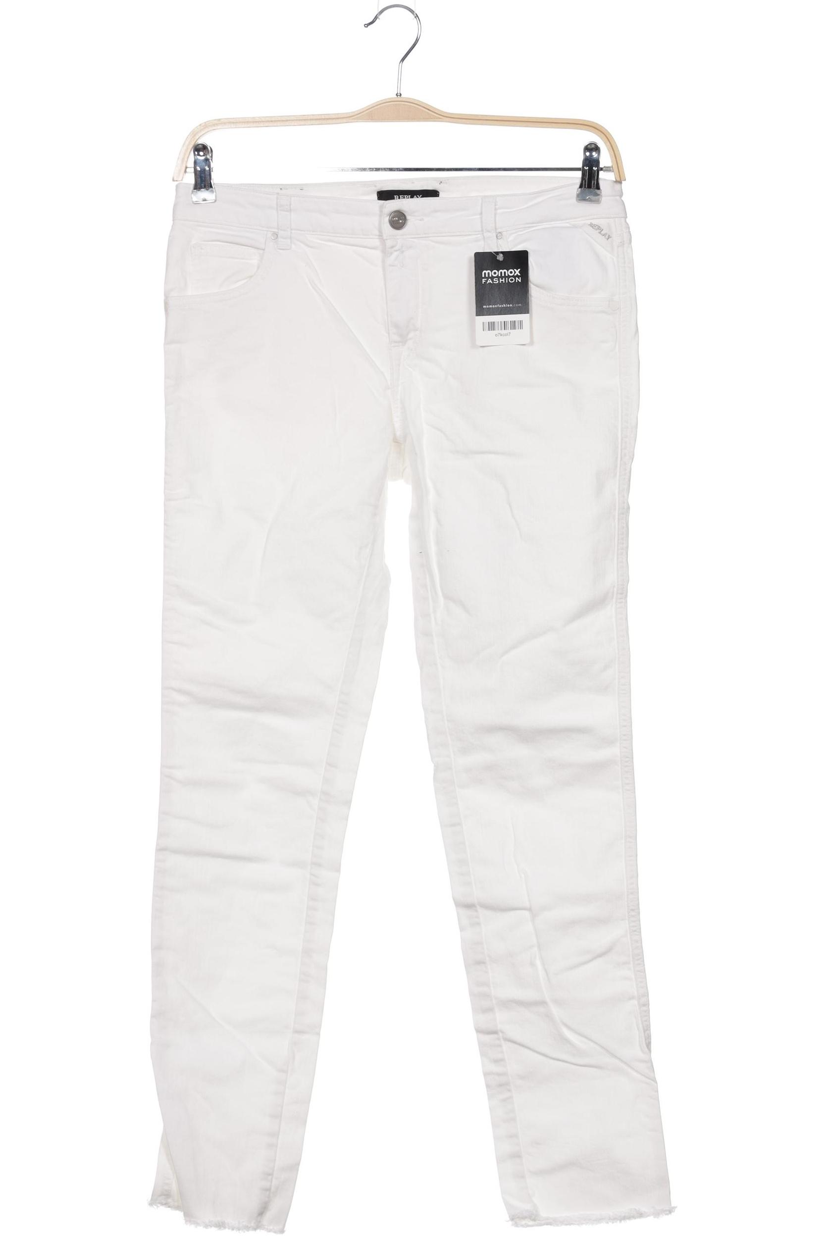 

Replay Damen Jeans, weiß, Gr. 28