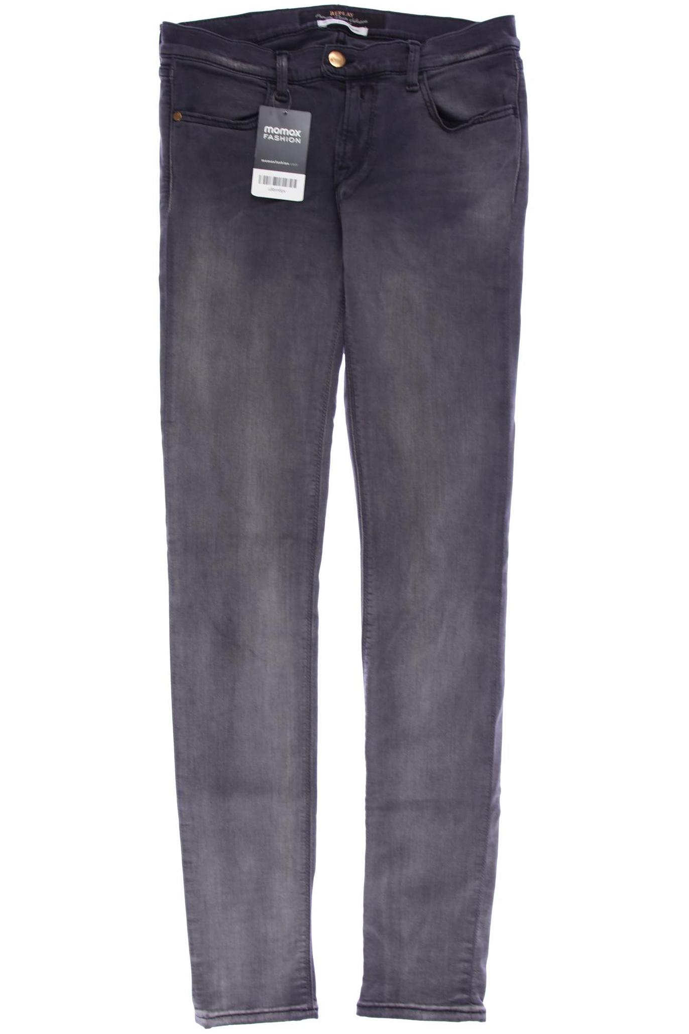 

Replay Damen Jeans, grau, Gr. 28