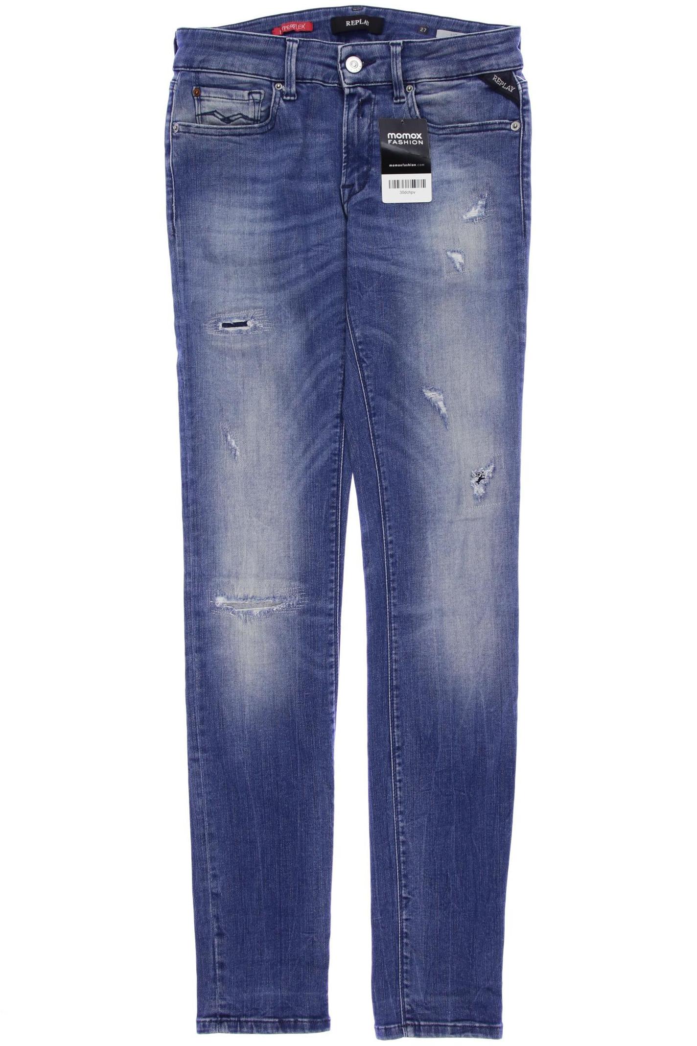 

Replay Damen Jeans, blau, Gr. 27