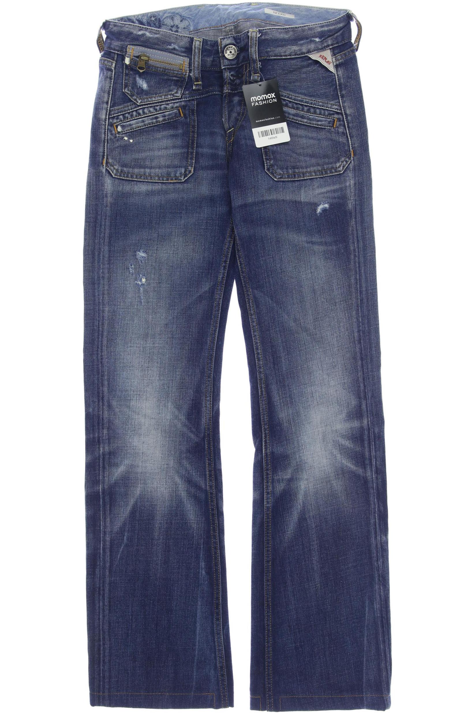 

Replay Damen Jeans, blau, Gr. 25
