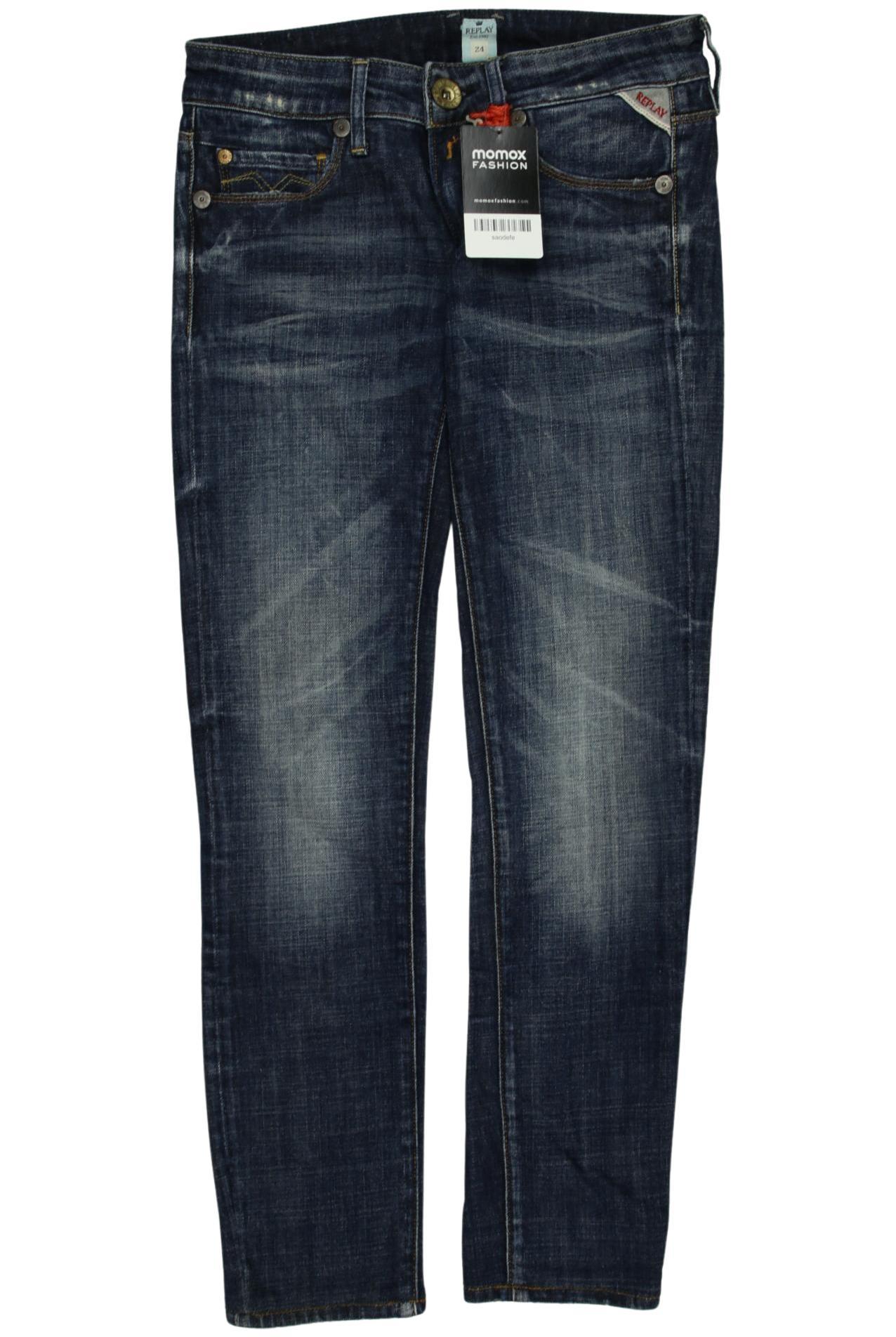

Replay Damen Jeans, marineblau, Gr. 24