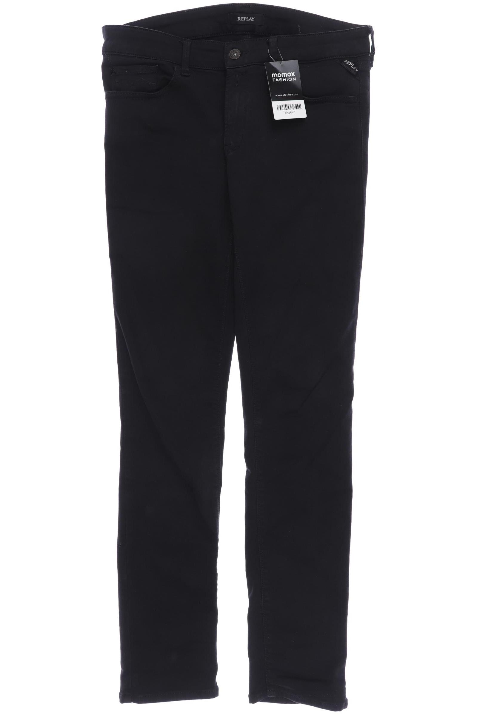 

Replay Damen Jeans, schwarz, Gr. 30