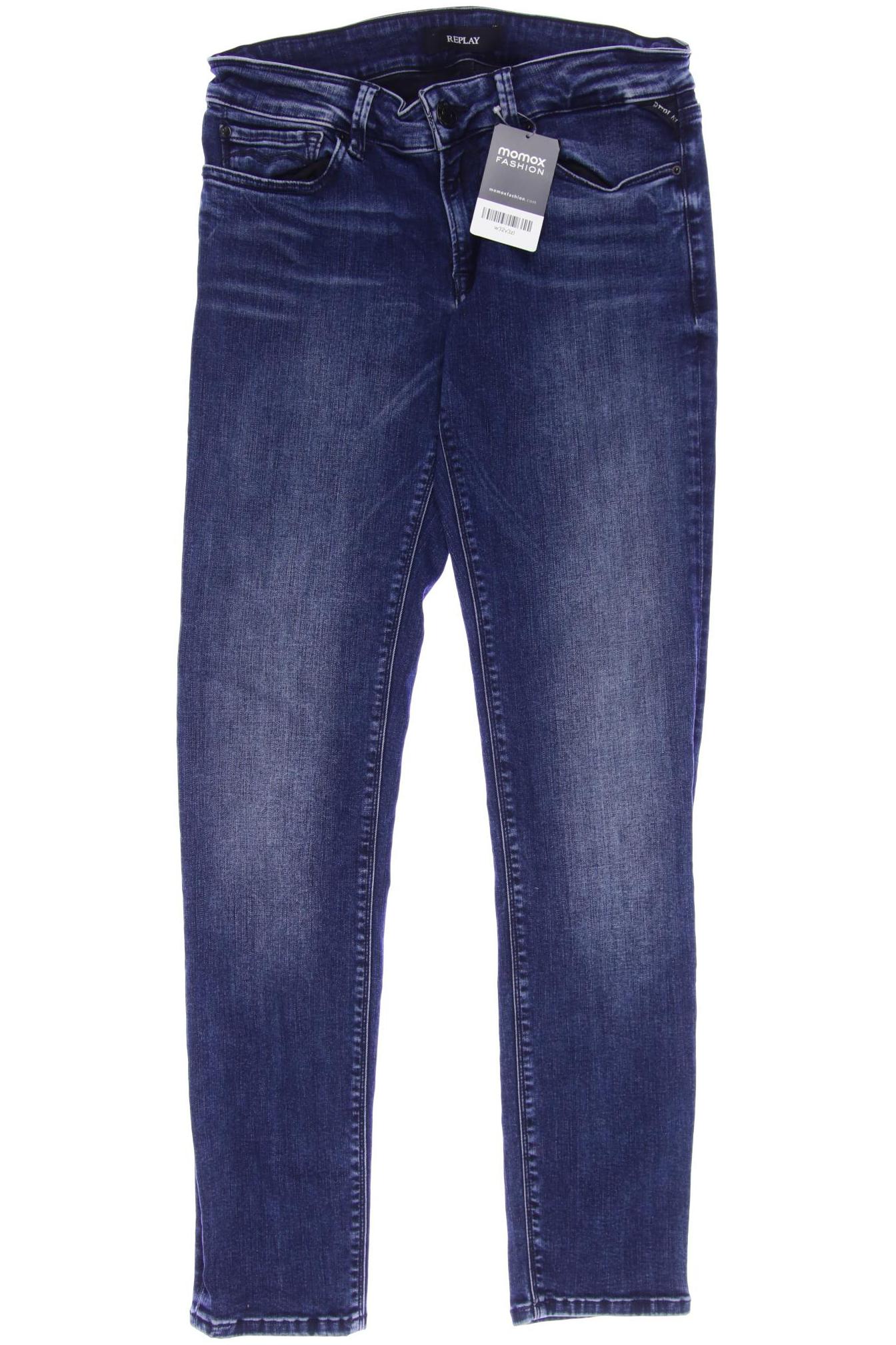 

Replay Damen Jeans, marineblau, Gr. 28