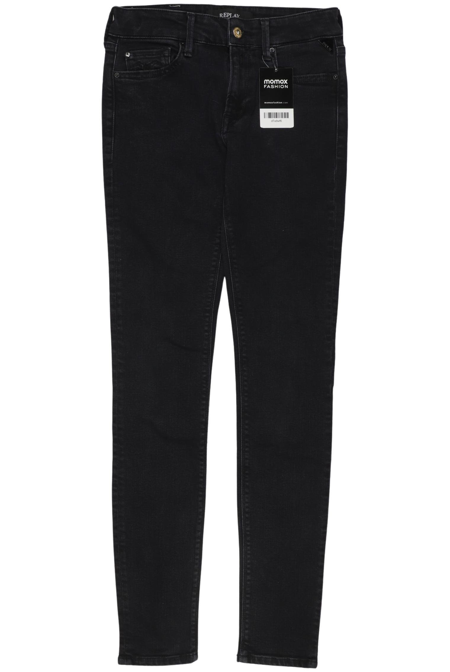 

Replay Damen Jeans, schwarz, Gr. 26