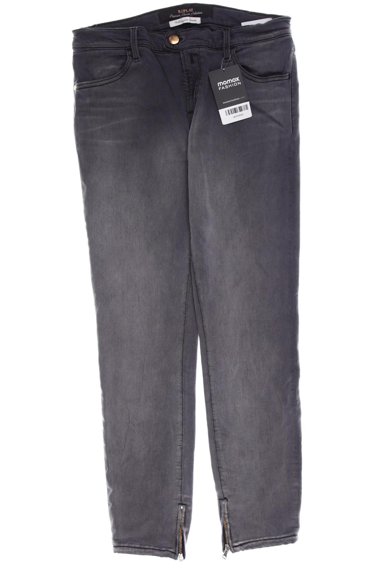 

Replay Damen Jeans, grau, Gr. 28