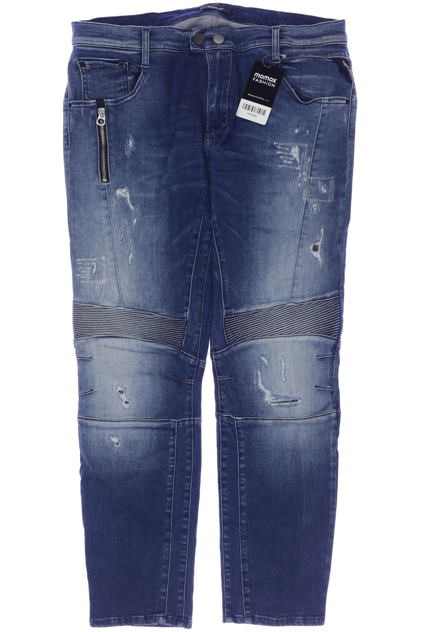 

Replay Damen Jeans, blau, Gr. 32
