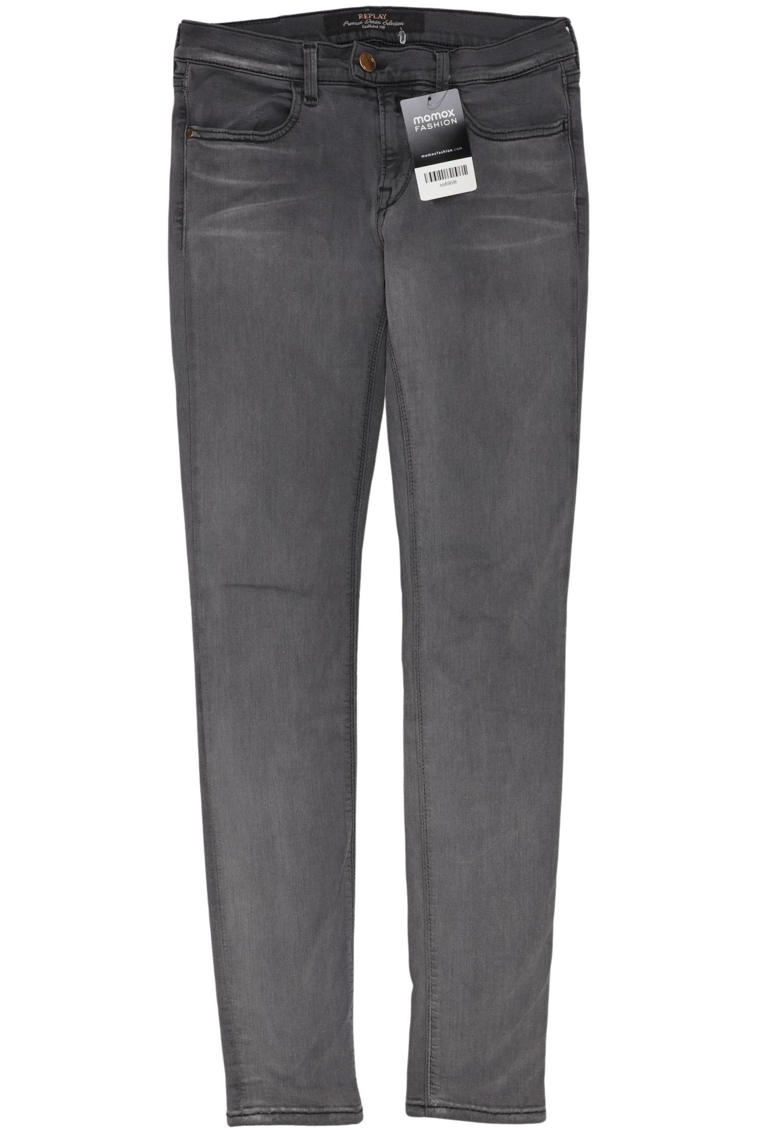 

Replay Damen Jeans, grau, Gr. 27