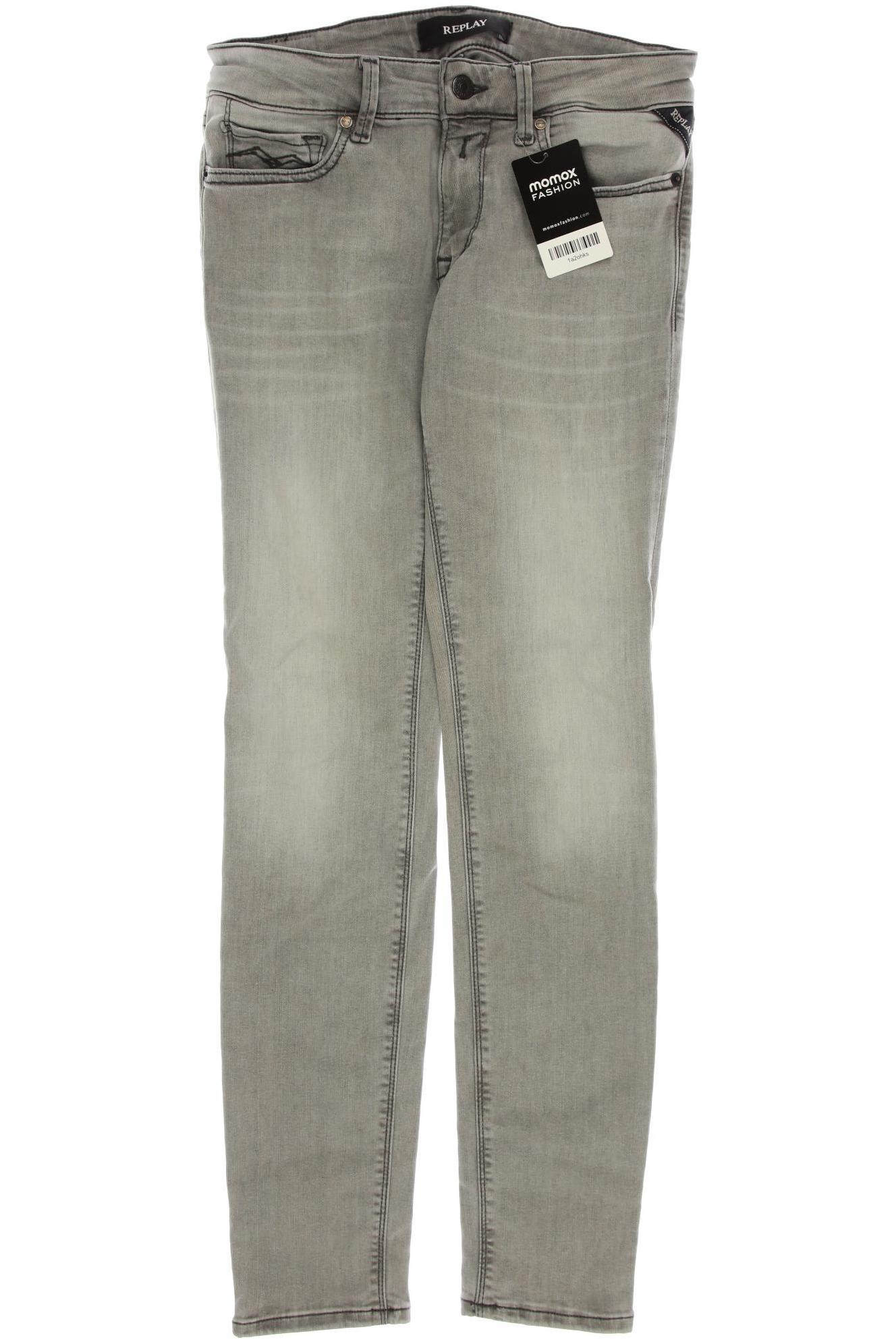 

Replay Damen Jeans, grau, Gr. 28