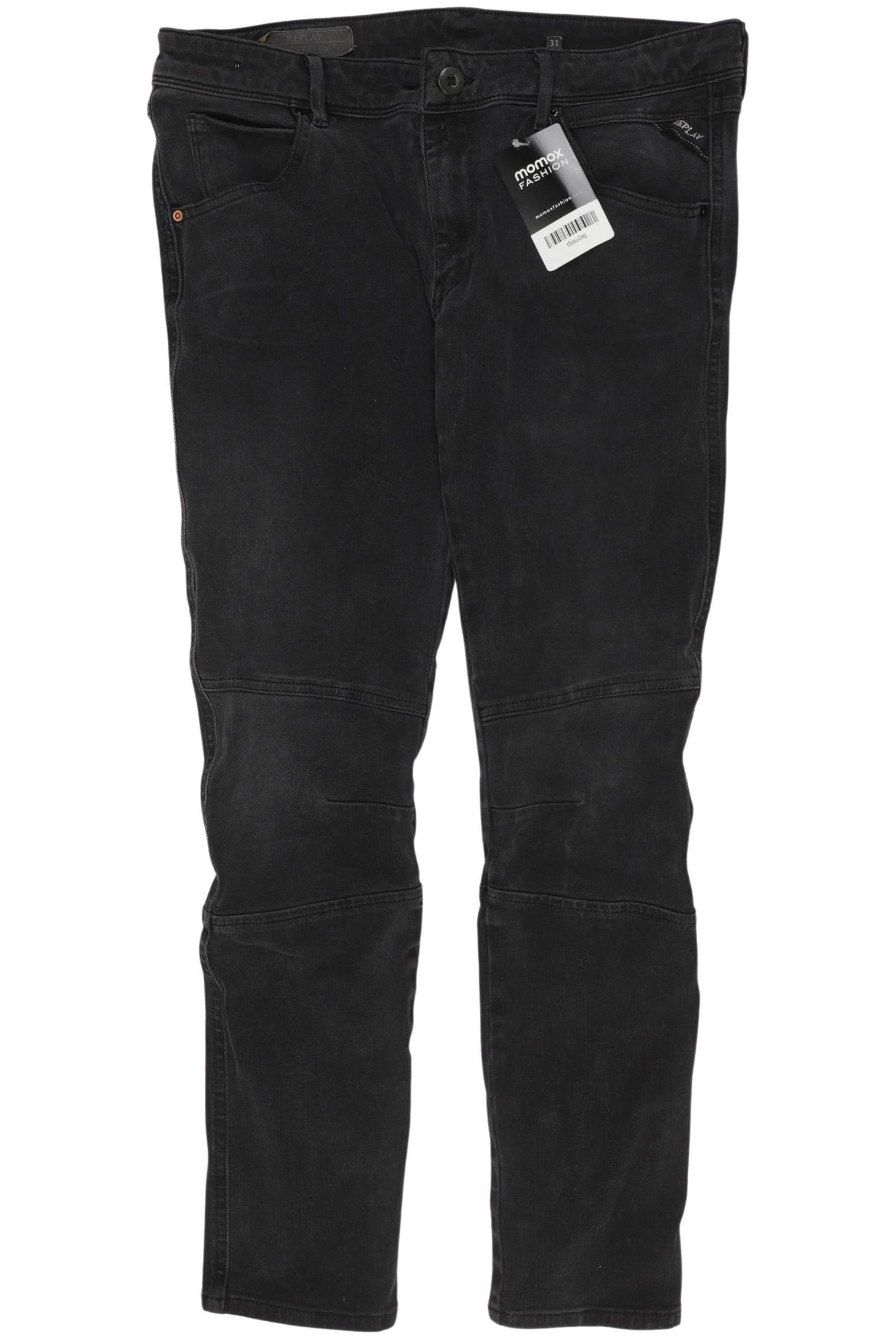 

Replay Damen Jeans, schwarz, Gr. 31